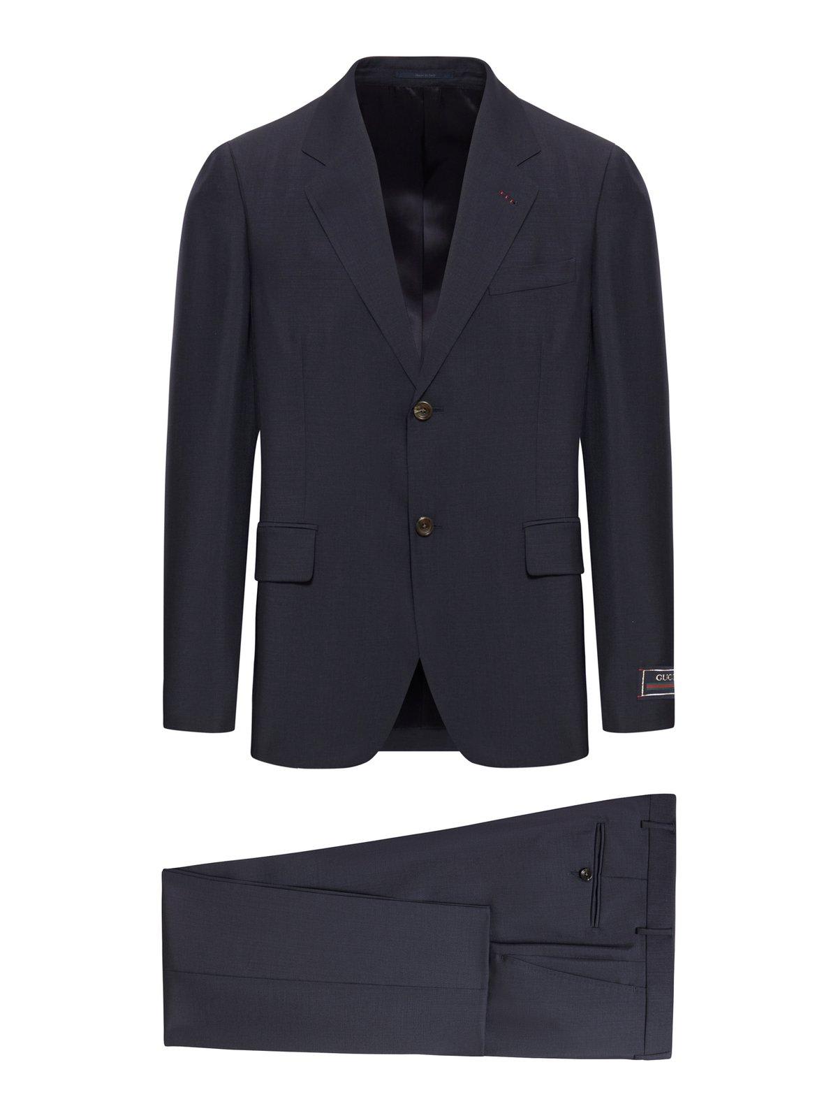 スーツ（メンズ） GUCCI Double-breasted dress Gucci - Double-breasted wool-cashmere blazer Gucci