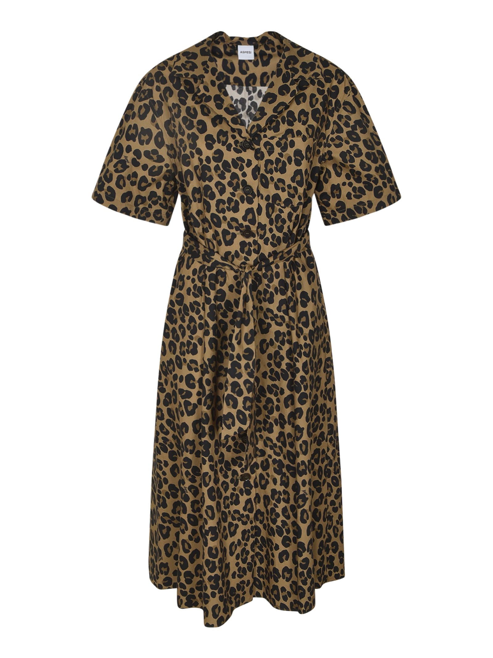 ワンピース ASPESI SS25 DRESS WITH ANIMAL PATTERN (2940 L10960226) Women's Dresses – ASPESI