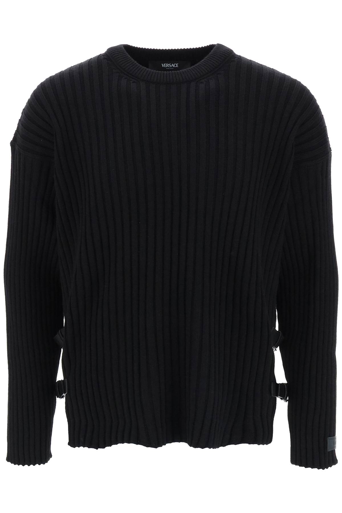 【送料&関税込】Versace Sweater With Side Buckles Versace Sweater With Side Buckles ニットウェア 通販 | italist