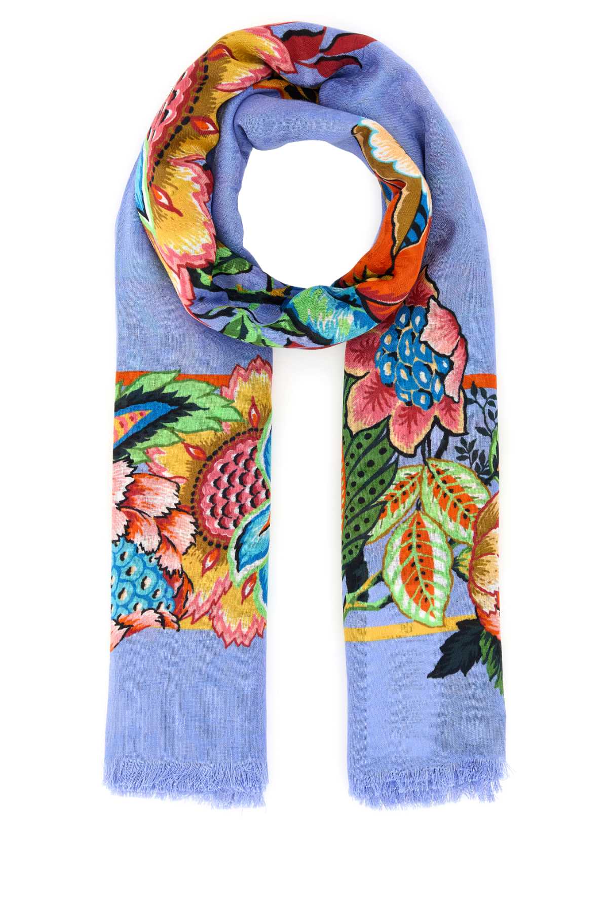 【送料&関税込】Etro Printed Cotton Blend Foulard Etro Printed Cotton Blend Foulard | italist