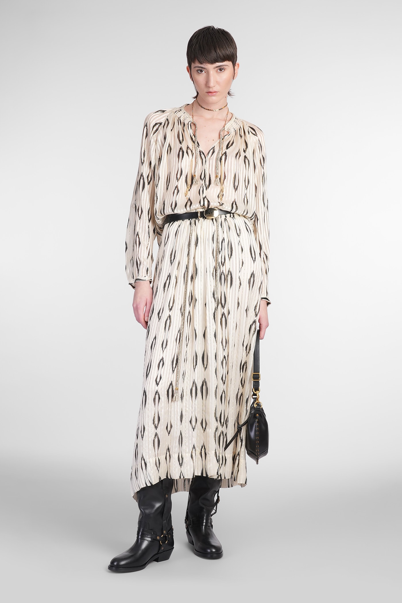 【送料&関税込】Isabel Marant Samila Skirt In Beige Silk Isabel Marant Samila Skirt In Beige Silk | italist