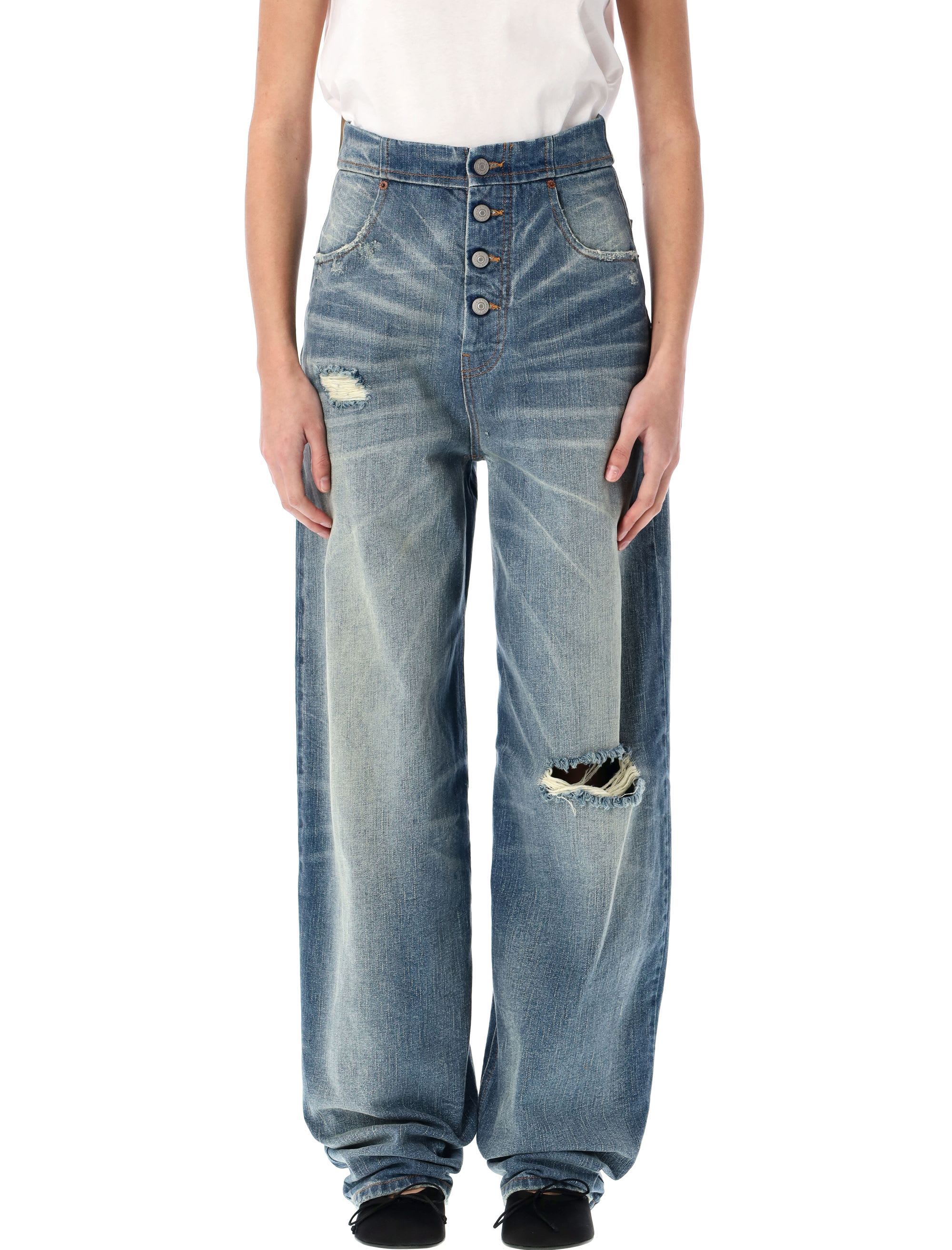 デニム・ジーパン MM6 Maison Margiela RHIANNA DENIM (S52LA0241M30016 961) MM6 Maison Margiela Rhianna Denim | italist