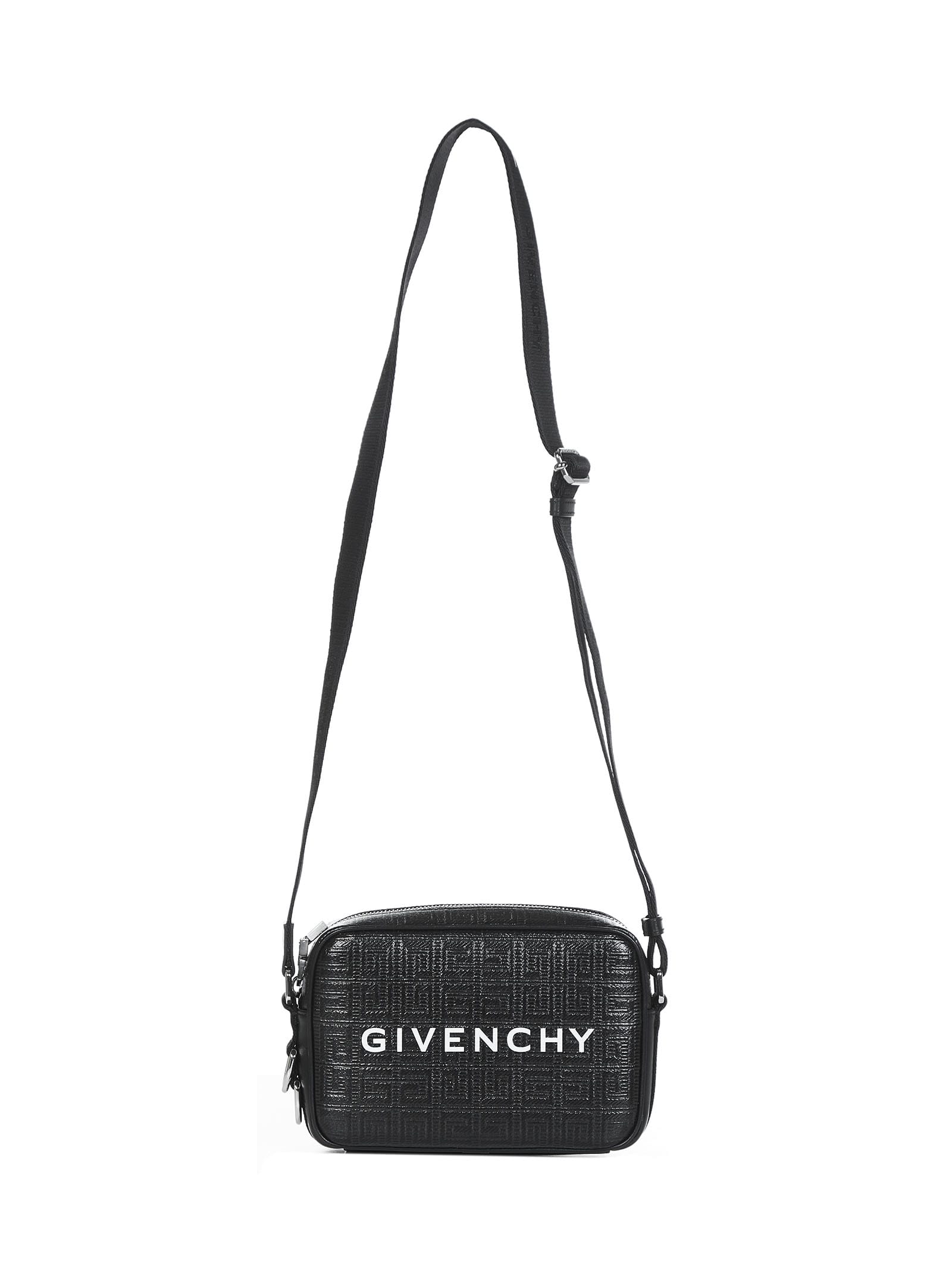 G Essentials Canvas Camera Bag in Black - Givenchy