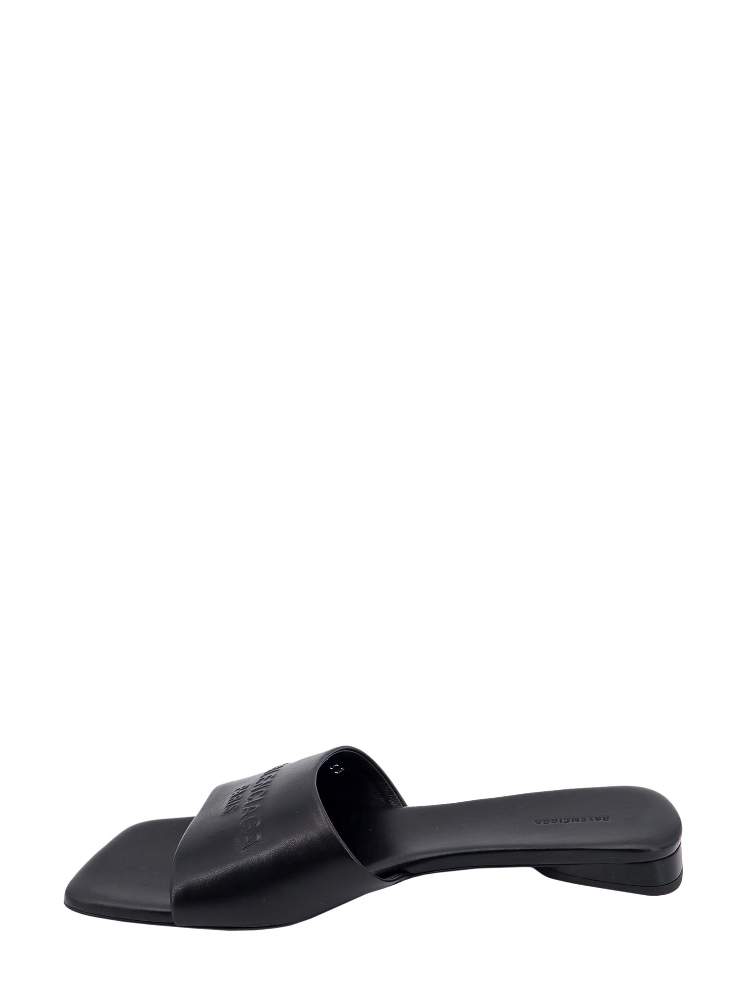 Balenciaga Duty Free Leather Sandals | italist