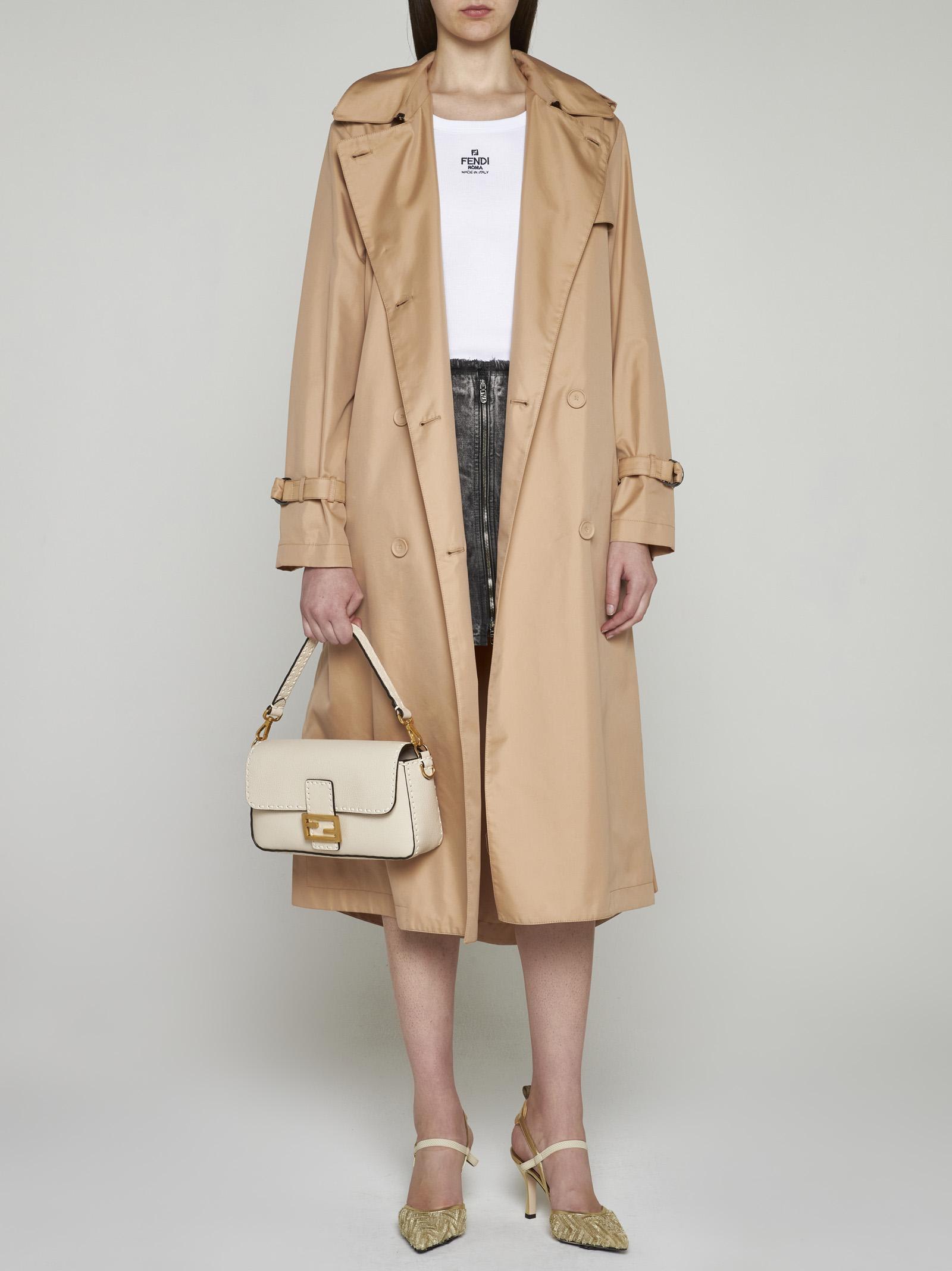 Fendi Cotton-blend Double-breasted Trench Coat | italist