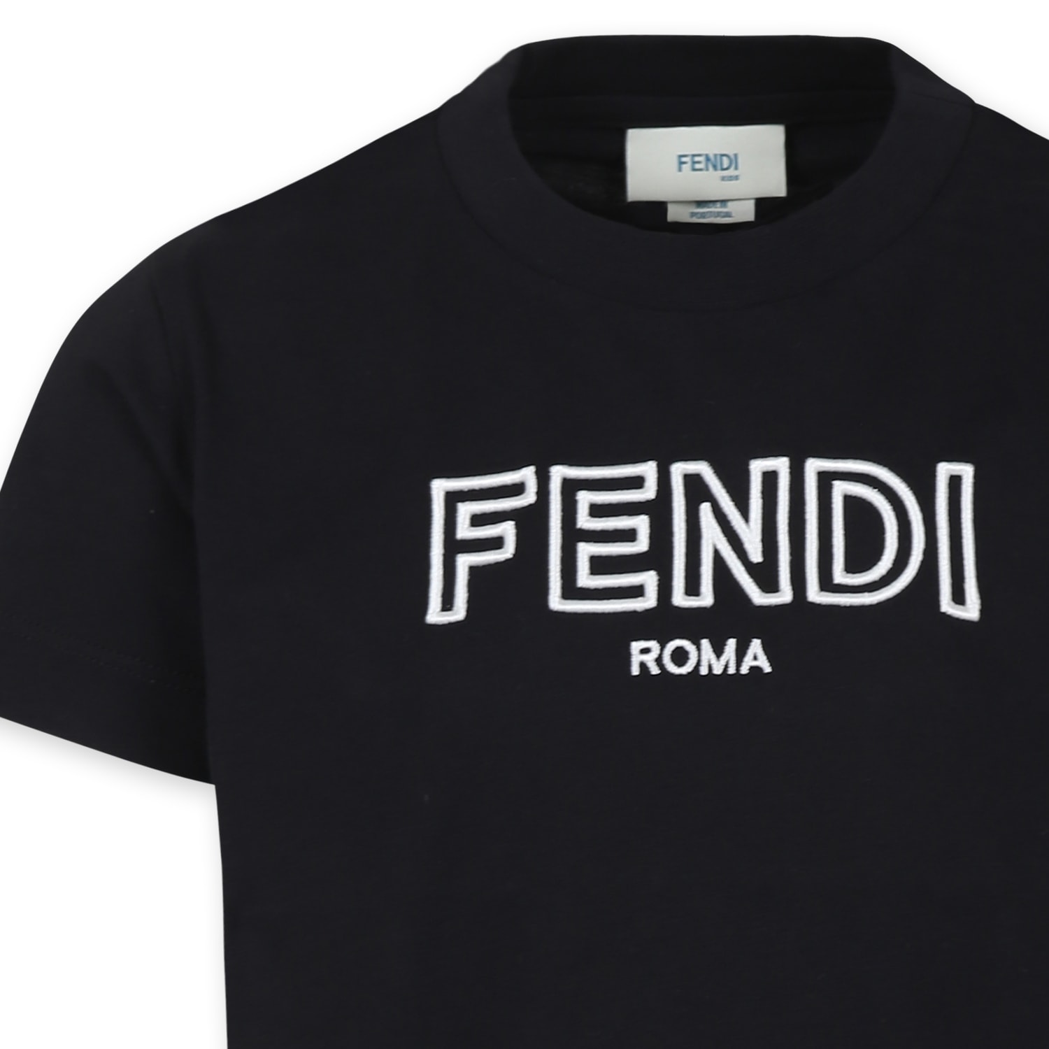 レビュー高評価アイテム特集｜ファッション通販 Kids For T-shirt Black With italist | Logo Fendi トップス