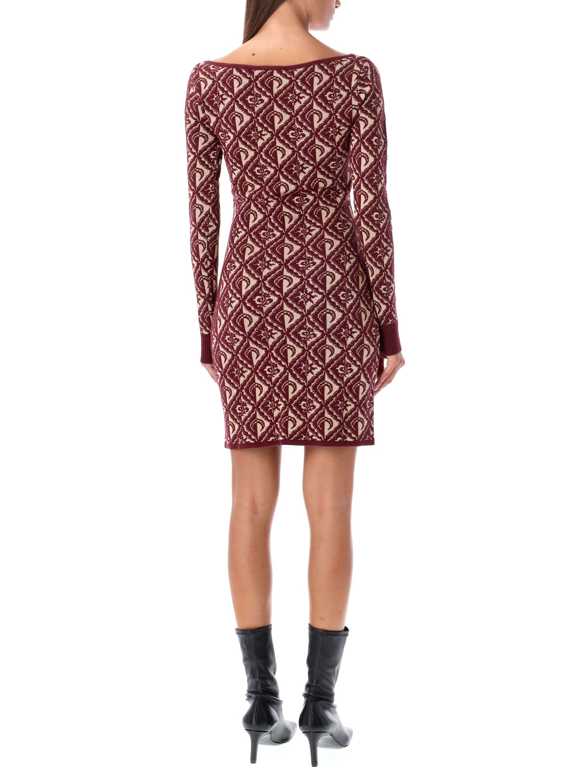Marine Serre Knit Diamant Mini Dress | italist