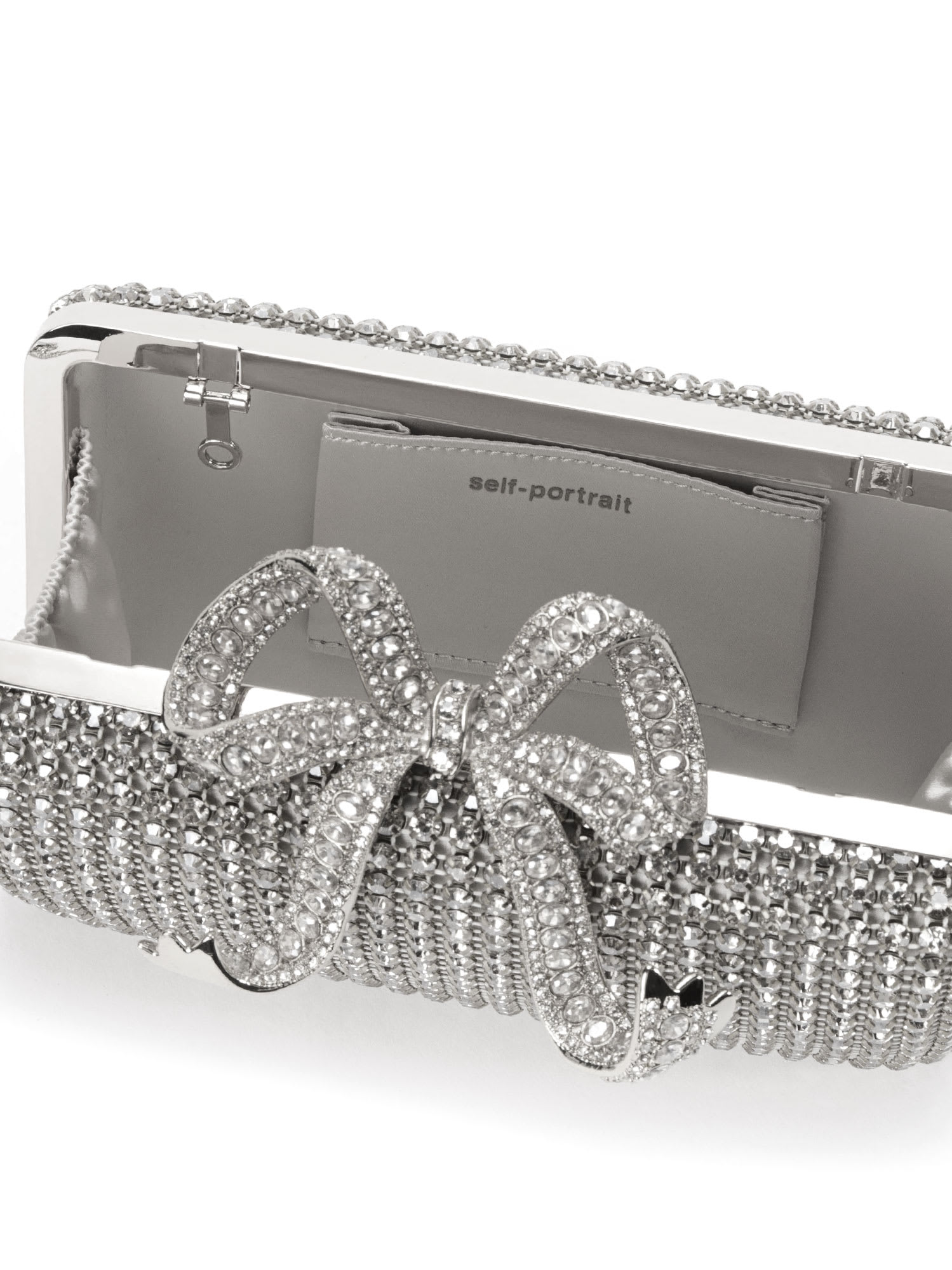SELF PORTRAIT【関税送料込】Crystal Box クラッチ self-portrait Crystal Box Clutch | italist