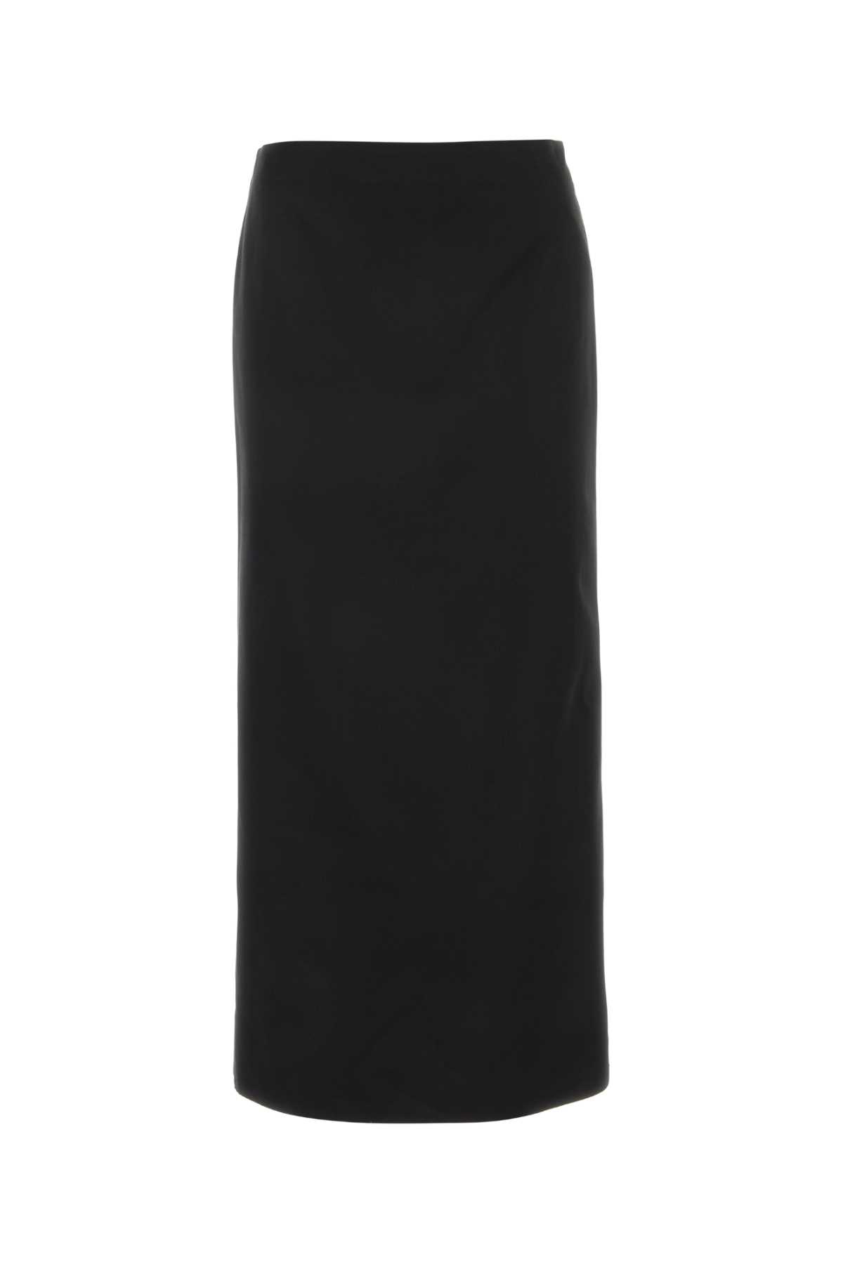 スカート Gucci Black Satin Skirt 2001 Gucci by Tom Ford Black Satin Belted Pencil Skirt