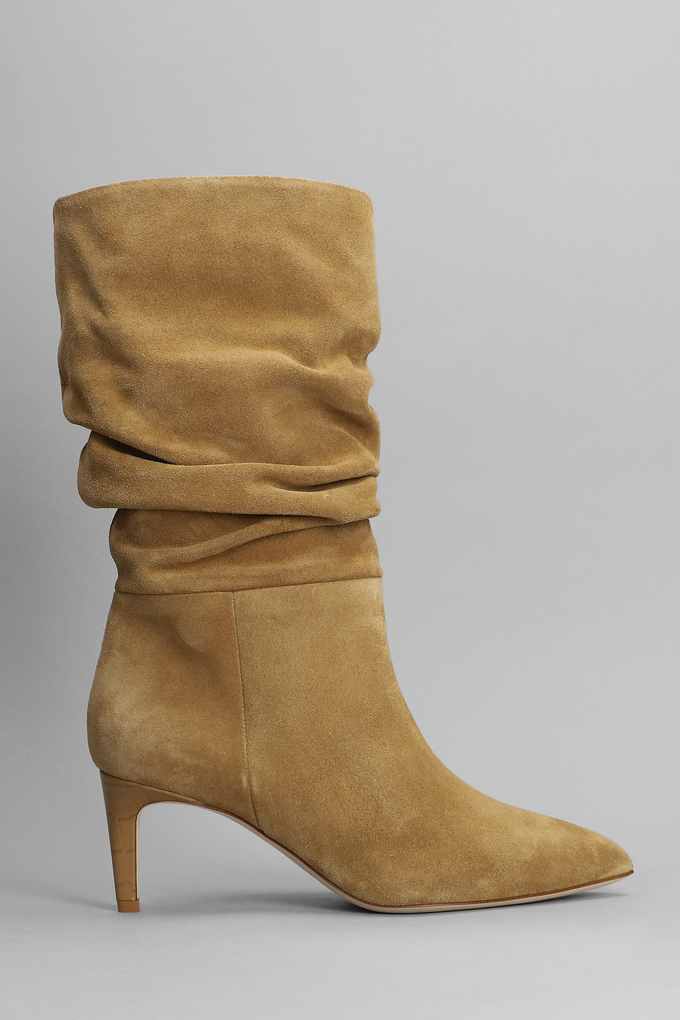 Paris Texas High Heels Ankle Boots In Camel Suede italist, ALWAYS LIKE A  SALE