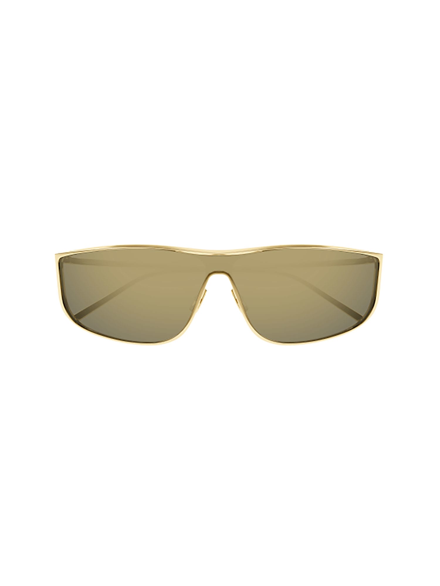 SL 605 Rectangular Sunglasses in Gold - Saint Laurent