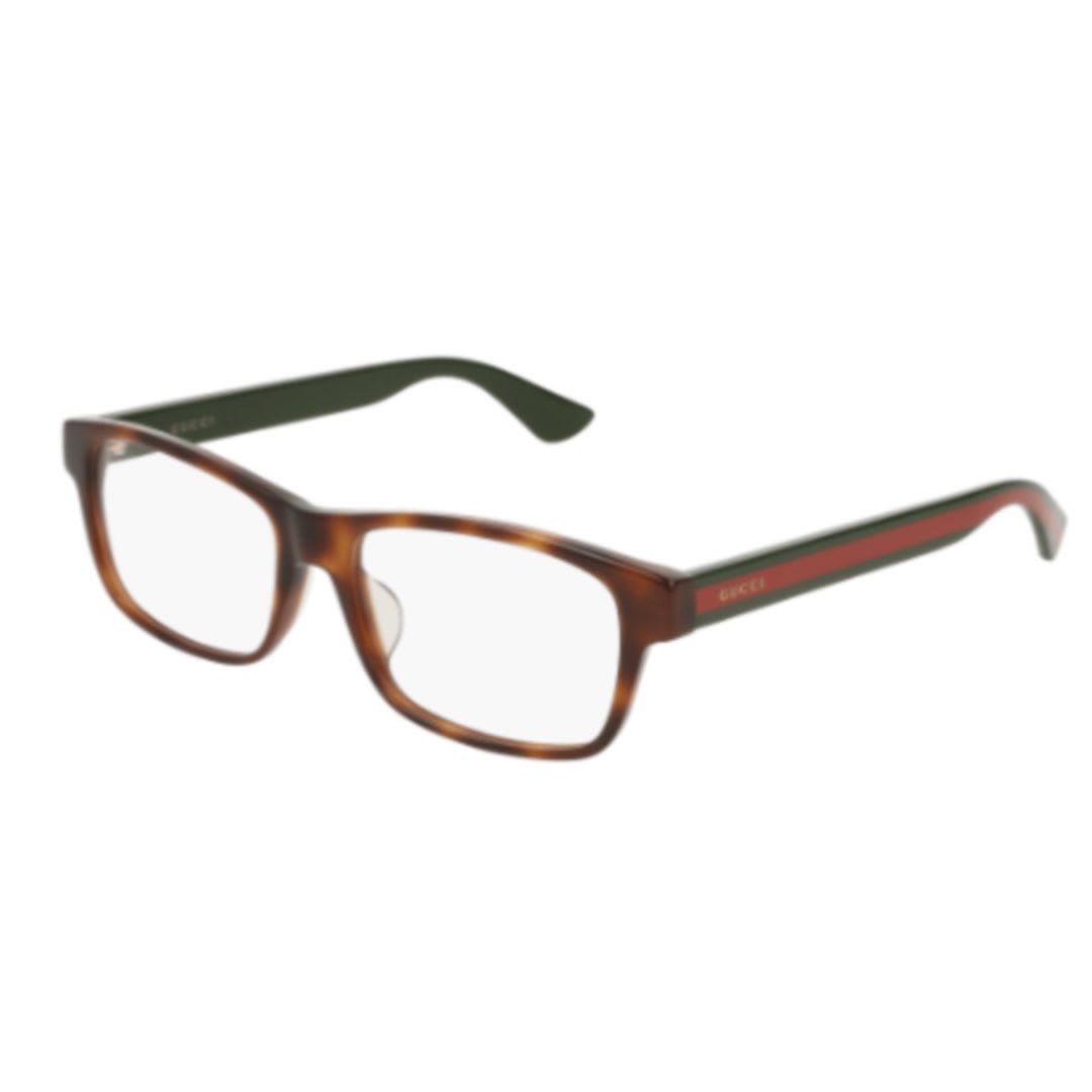 メガネ GUCCI Gucci - GG0006OA - 013 havana green transpar GUCCI 【選べるレンズ】GUCCI グッチ メガネフレーム GG0006OAN
