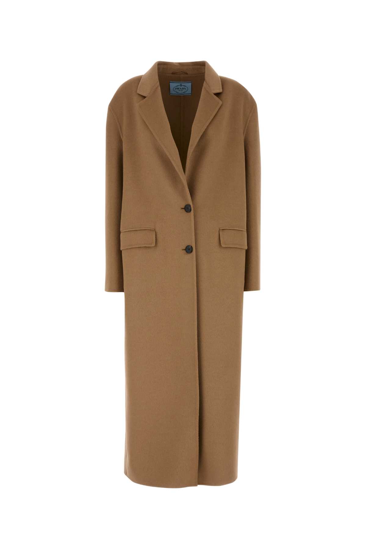 コート PRADA SS25 Camel wool blend coat (P698RSOOO13FY F0040) Prada Camel Hair Coat | Saks Fifth Avenue