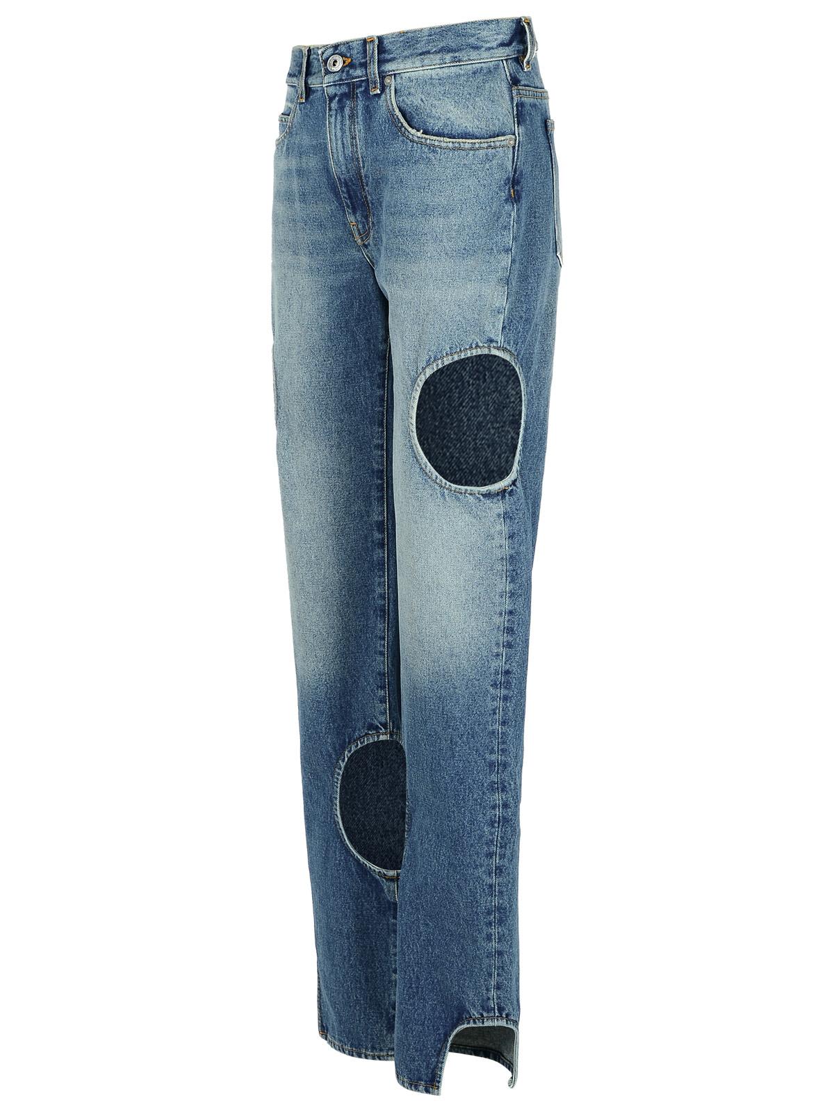 Off-White 'meteor' Blue Denim Jeans | italist