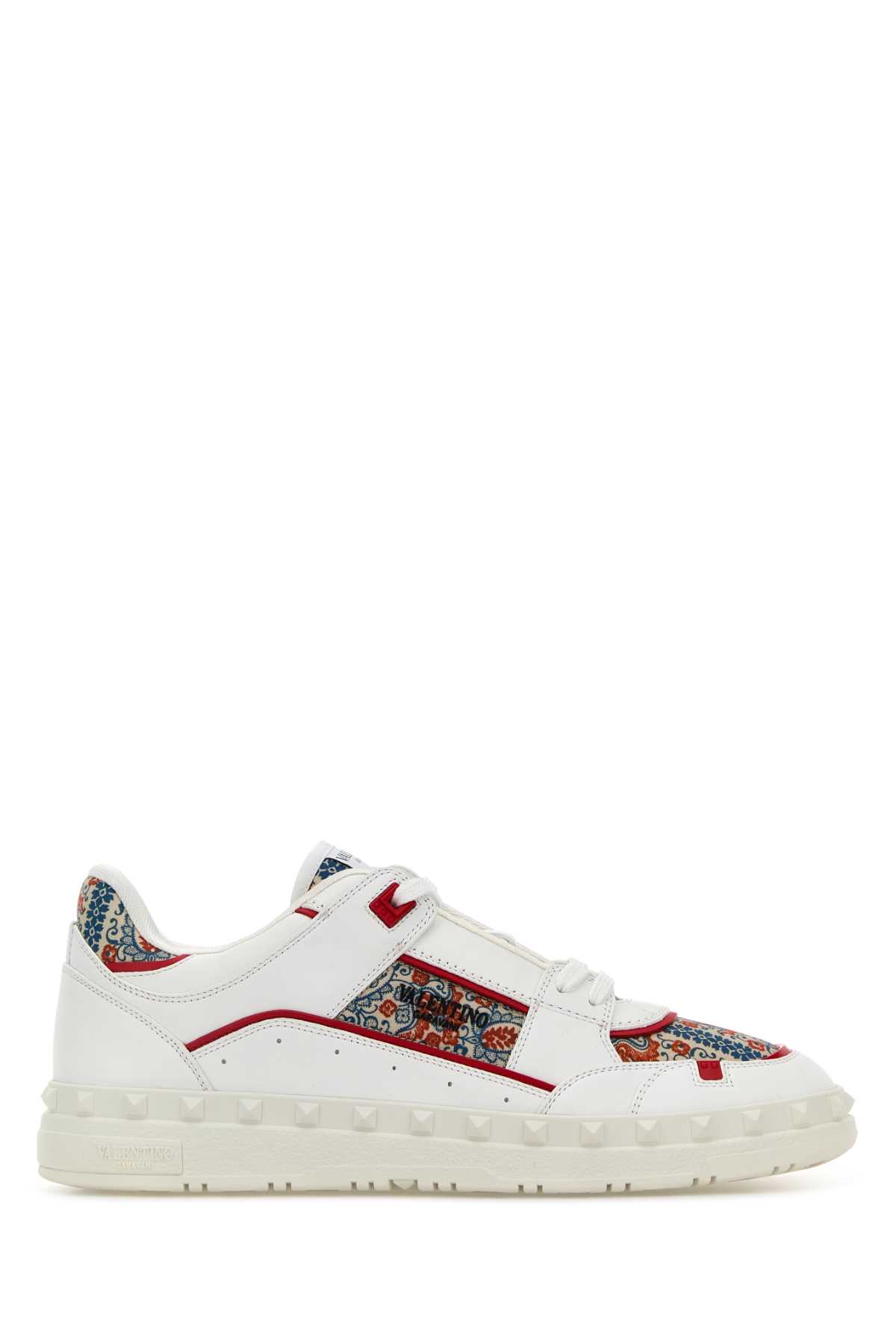 【関税&送料込】Valentino Garavani White Leather Freedots Sn Valentino Garavani White Leather Freedots Sneakers | italist