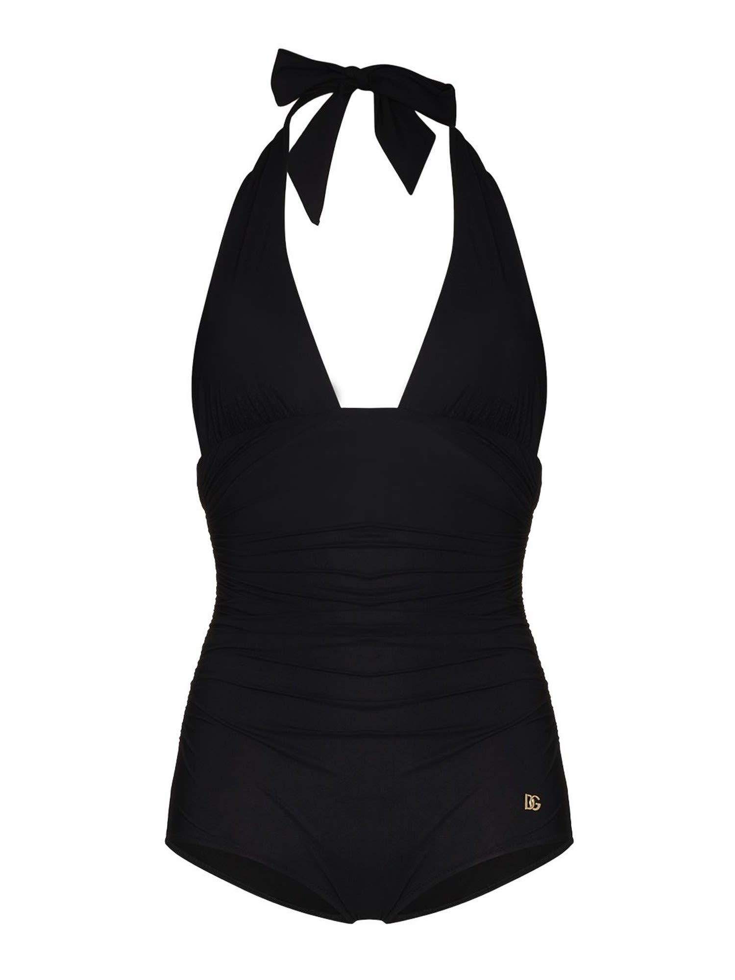 【関税&送料込】Dolce & Gabbana One Piece Swimsuit With Logo Dolce & Gabbana One Piece Swimsuit With Logo | italist