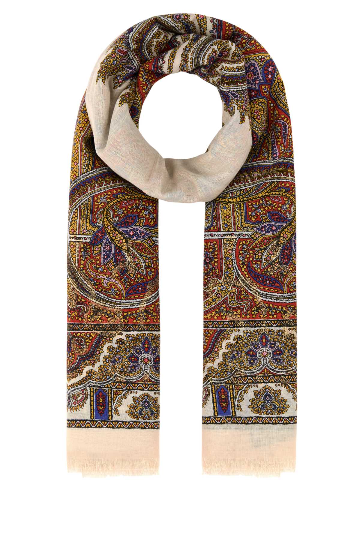 マフラー・ストール Saint Laurent Embroidered Modal Blend Scarf 1a3e20229c43896e09b6f53d4a9cf3