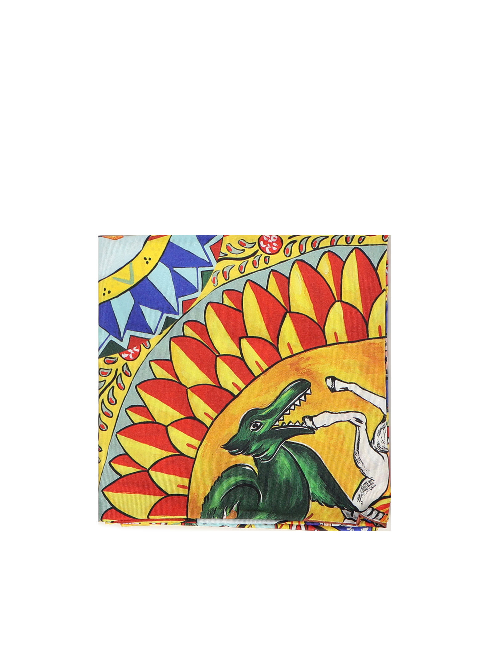Dolce & Gabbana Scarf With Cart Print | italist