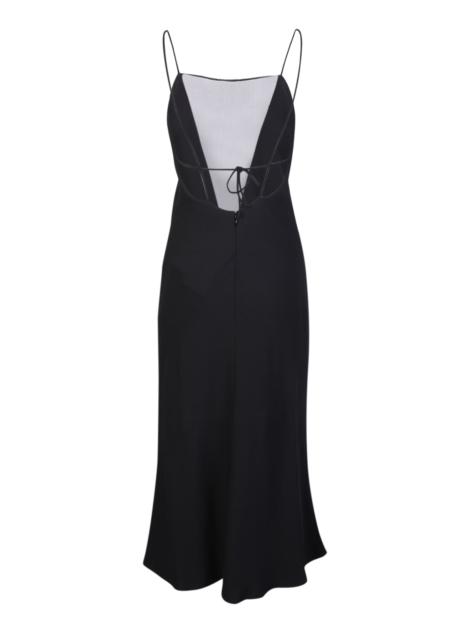 【送料&関税込】Stella McCartney Dress In Black Silk Silk minidress in black - Stella Mc Cartney | Mytheresa