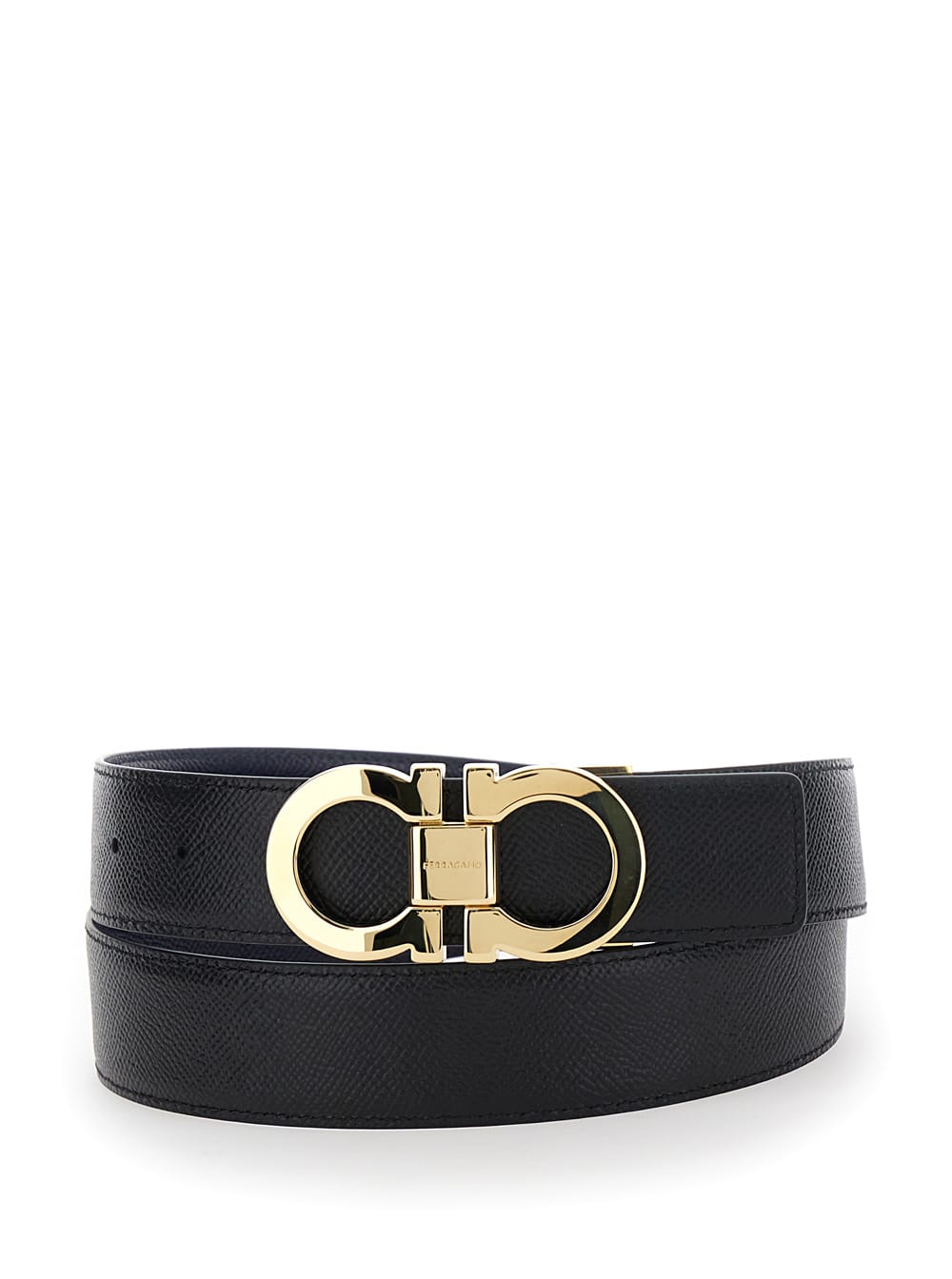 ベルト FERRAGAMO SS25 Reversible belt (780478 NEROFLAMERED) FERRAGAMO Cut-To-Size Reversible Leather Gancini Belt | Saks