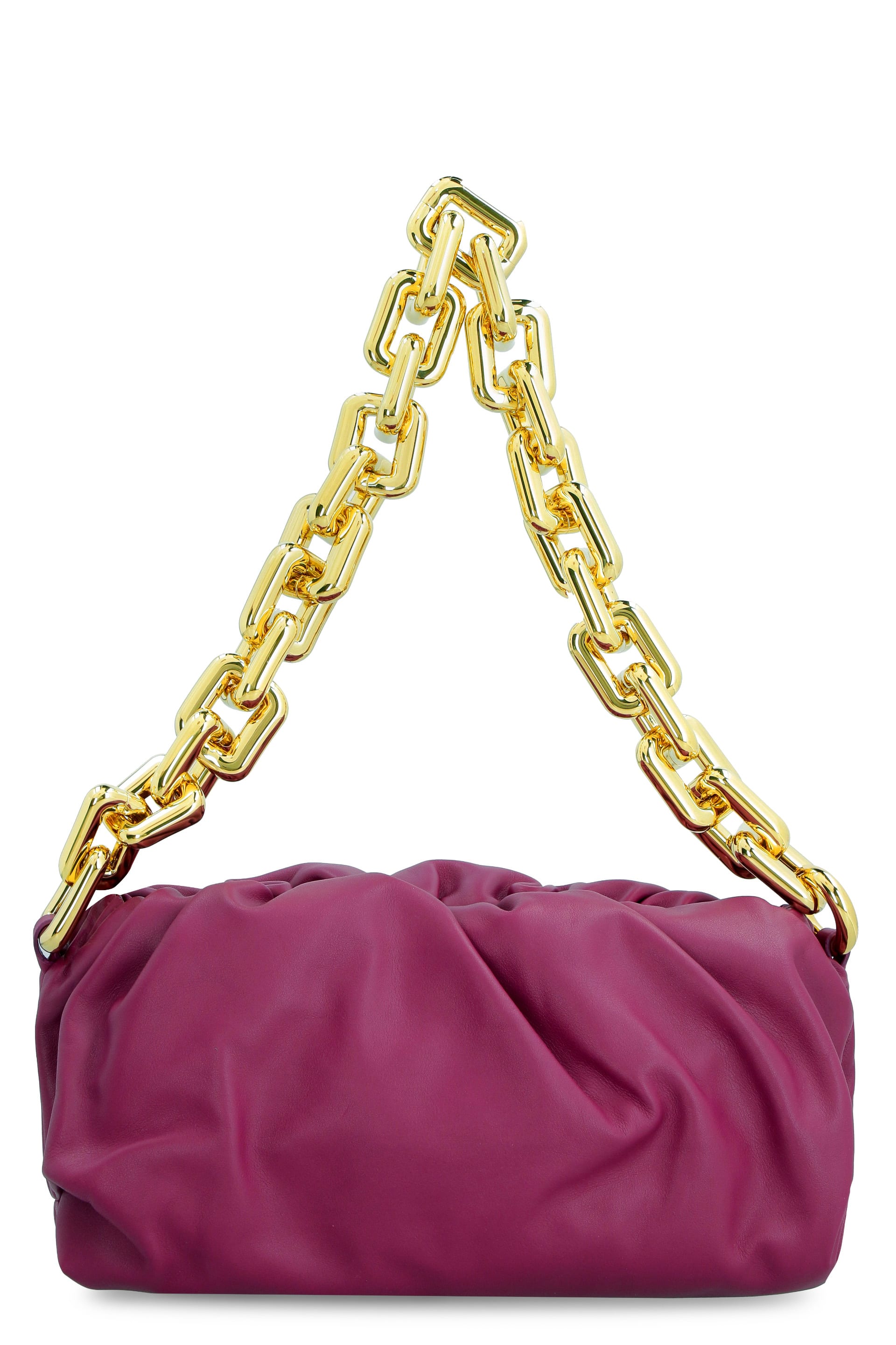 Bottega Veneta The Chain Pouch Leather Shoulder Bag