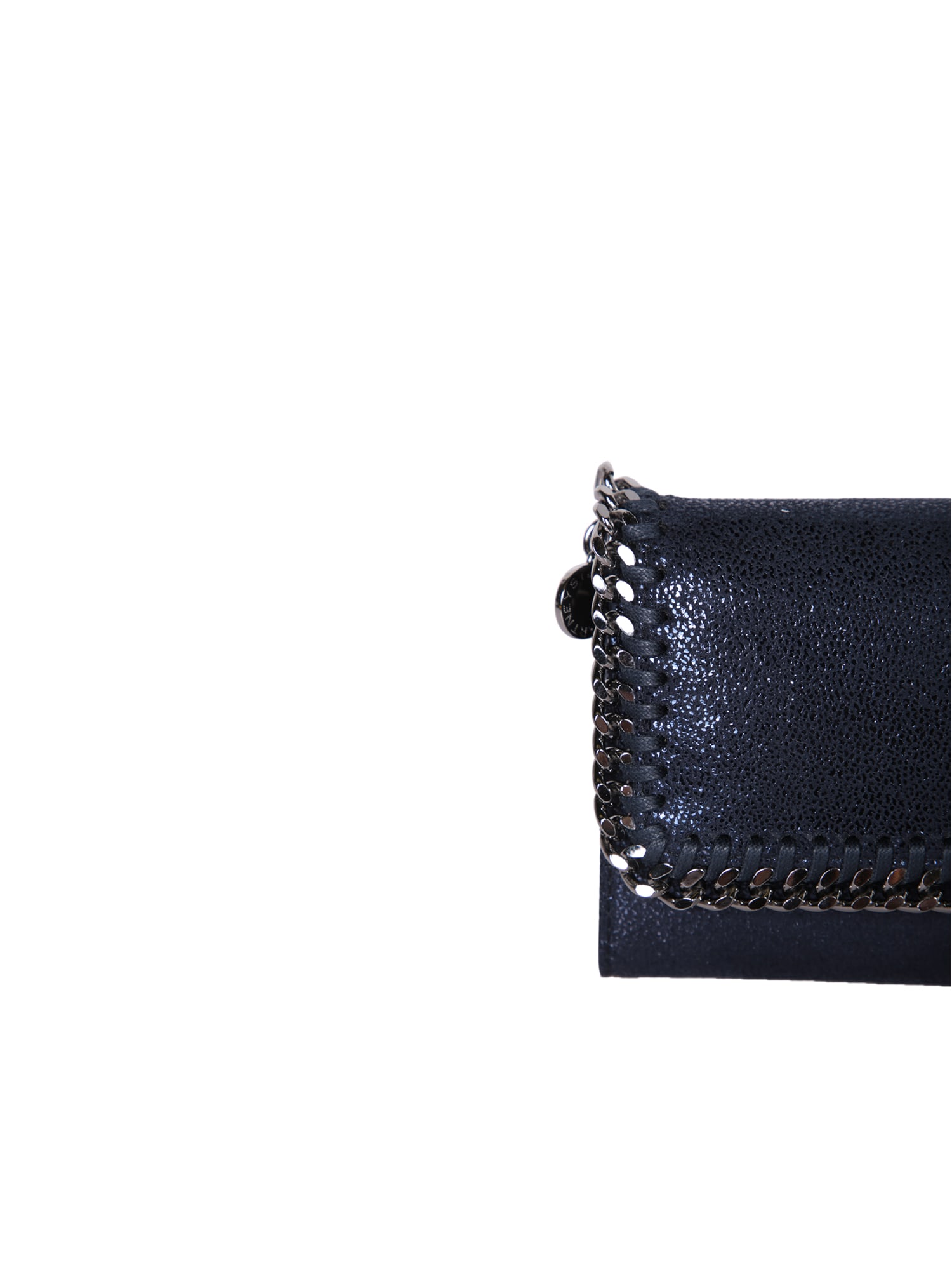 Stella McCartney 'small Falabella Tri-fold' Blue Recycled