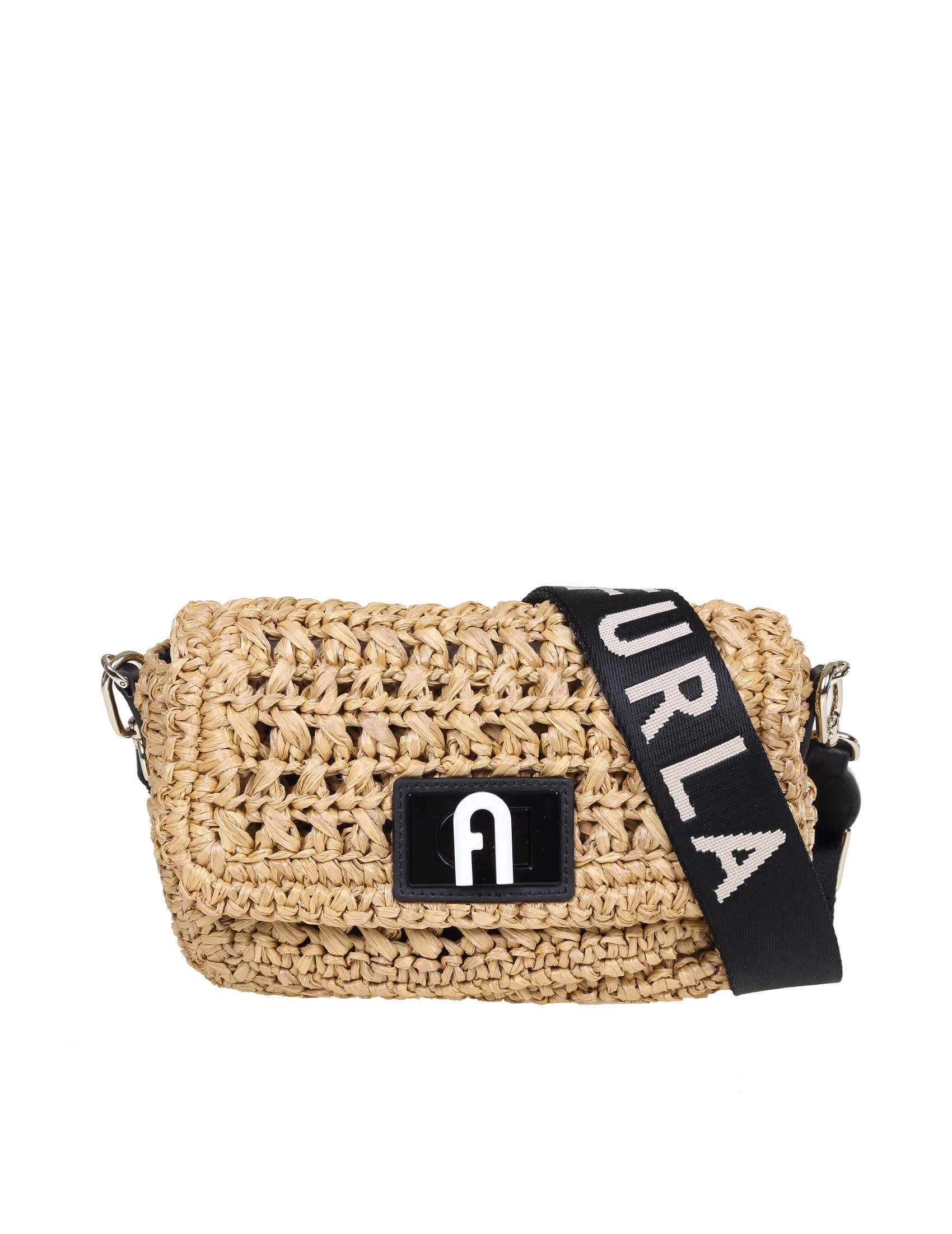 Furla 1927 Soft In Raffia And Jute Color | italist