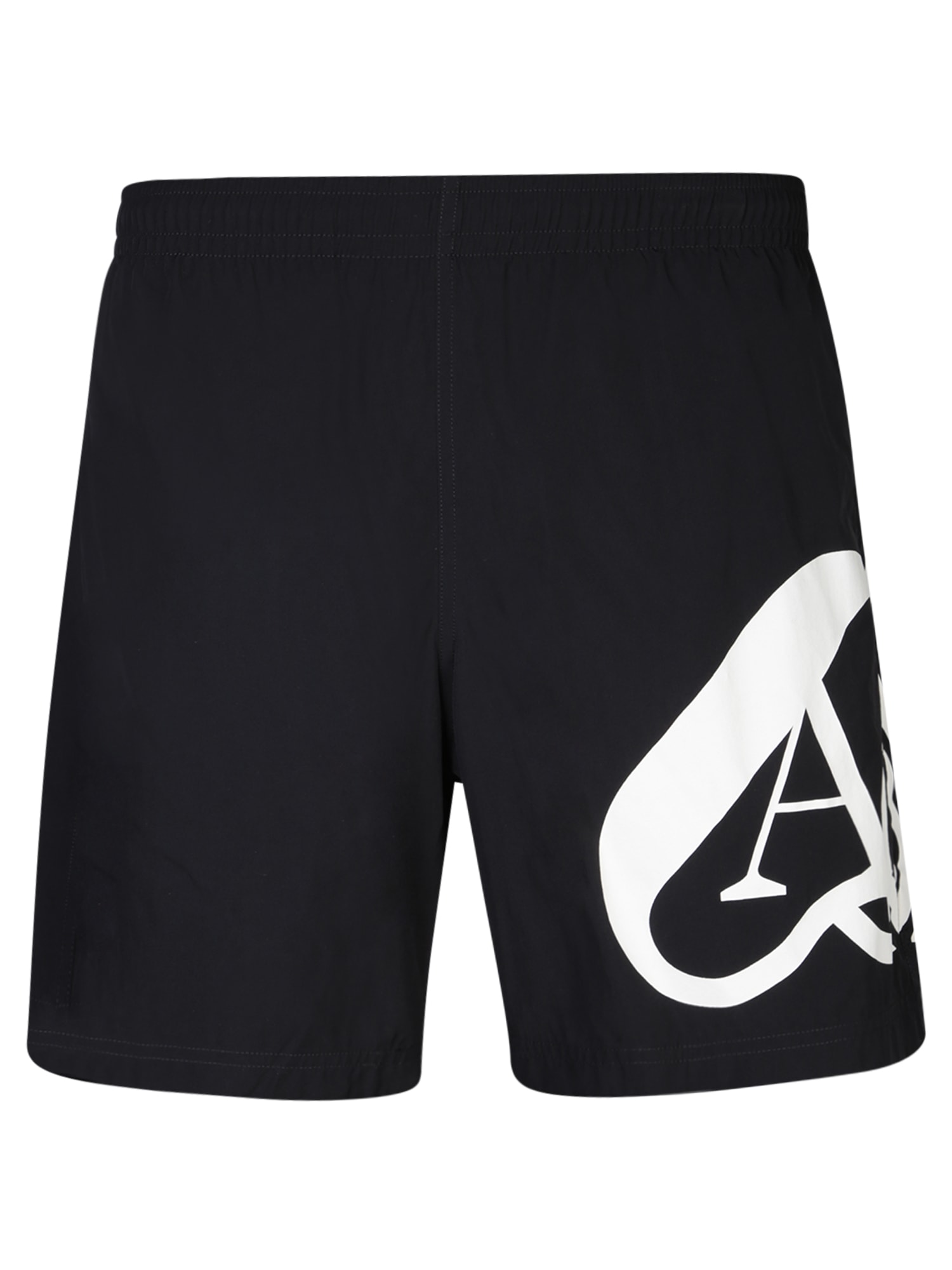 Alexander McQueen Seal-printed Elasticated-waist Swim Shorts