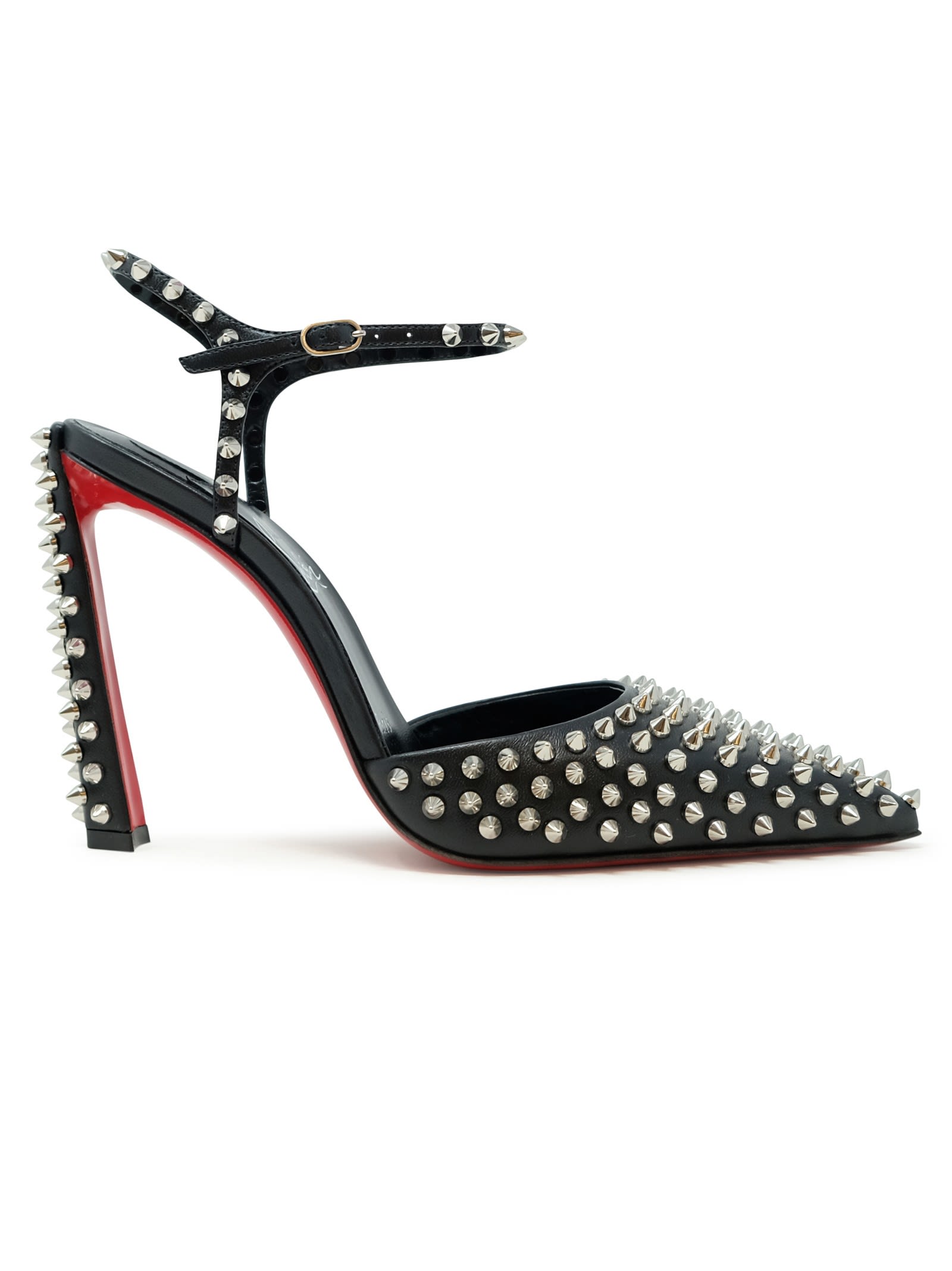 Christian Louboutin 黒 スリングバックヒール Sporty Kate Sling - 55 mm スリングバックパンプス - ナッパ