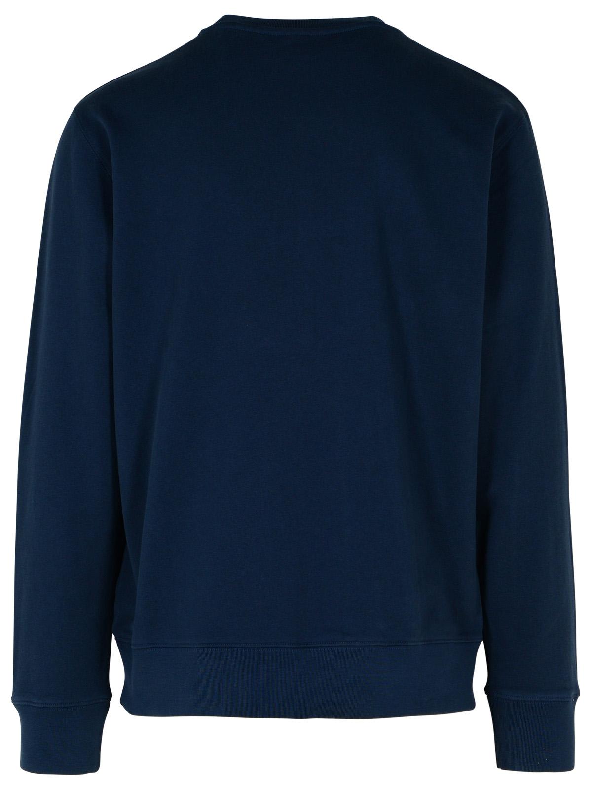 【関税&送料込】Maison Kitsune Navy Blue Cotton Sweatshirt Maison Kitsuné Navy Cotton Sweatshirt | italist