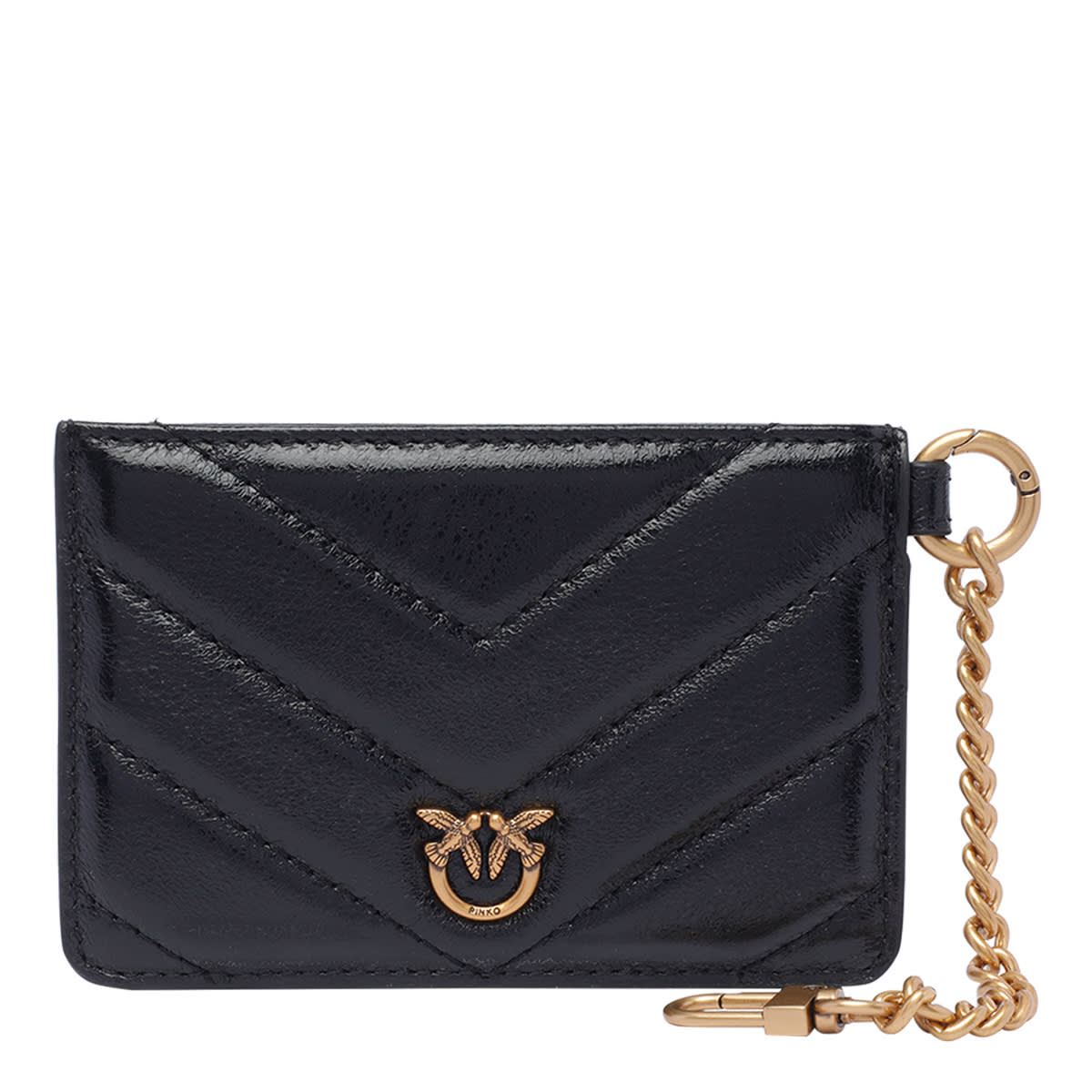 カードケース・名刺入れ PINKO FW24 LEATHER CARD HOLDER (100251 A0GKC50Q) Pinko Cardholder With Chain | italist