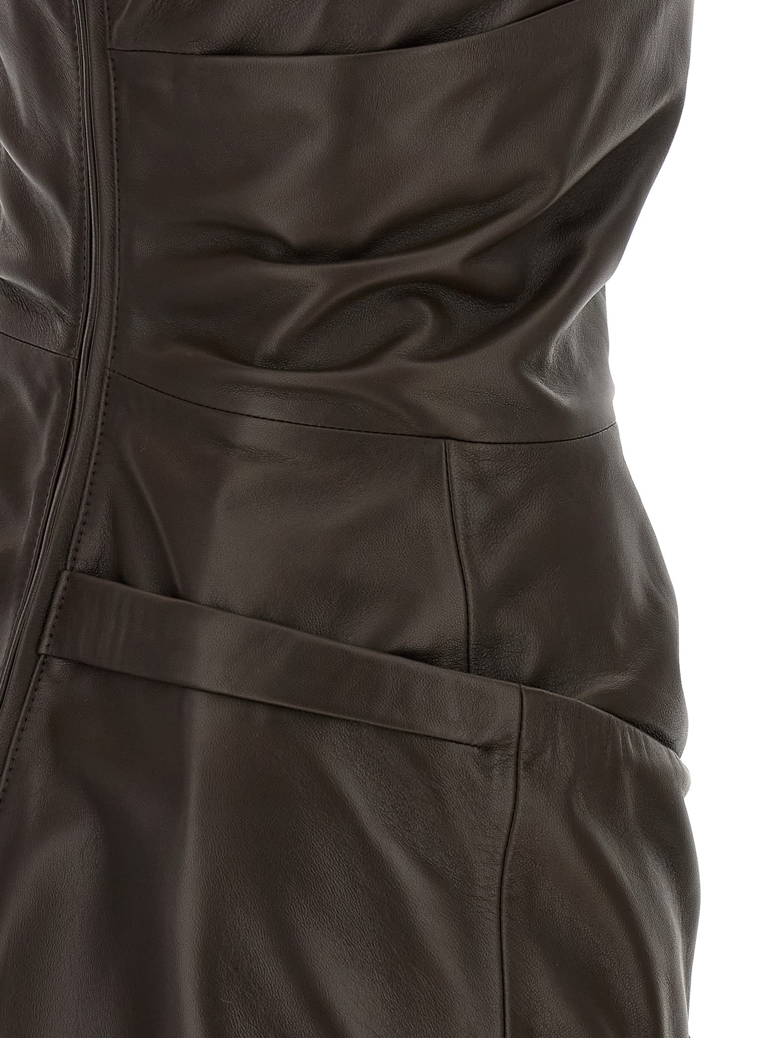 The Attico Leather Dress | italist