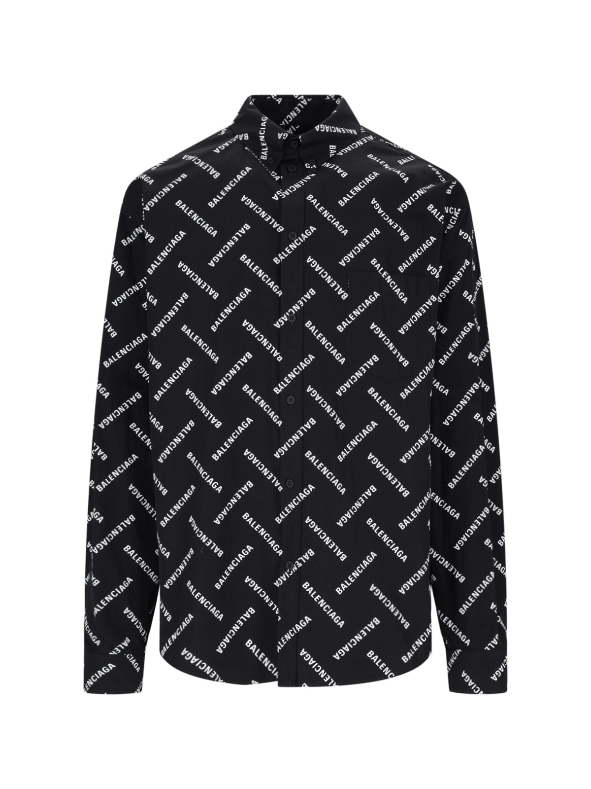 BALENCIAGA ブラック の ウィメンズ ALLOVER LOGO Balenciaga Allover Logo Sweater | Saks Fifth Avenue