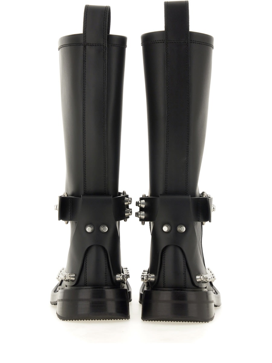 【関税&送料込】Alexander Wang Dixon Boot dixon buckle boot in leather in BLACK | alexanderwang®
