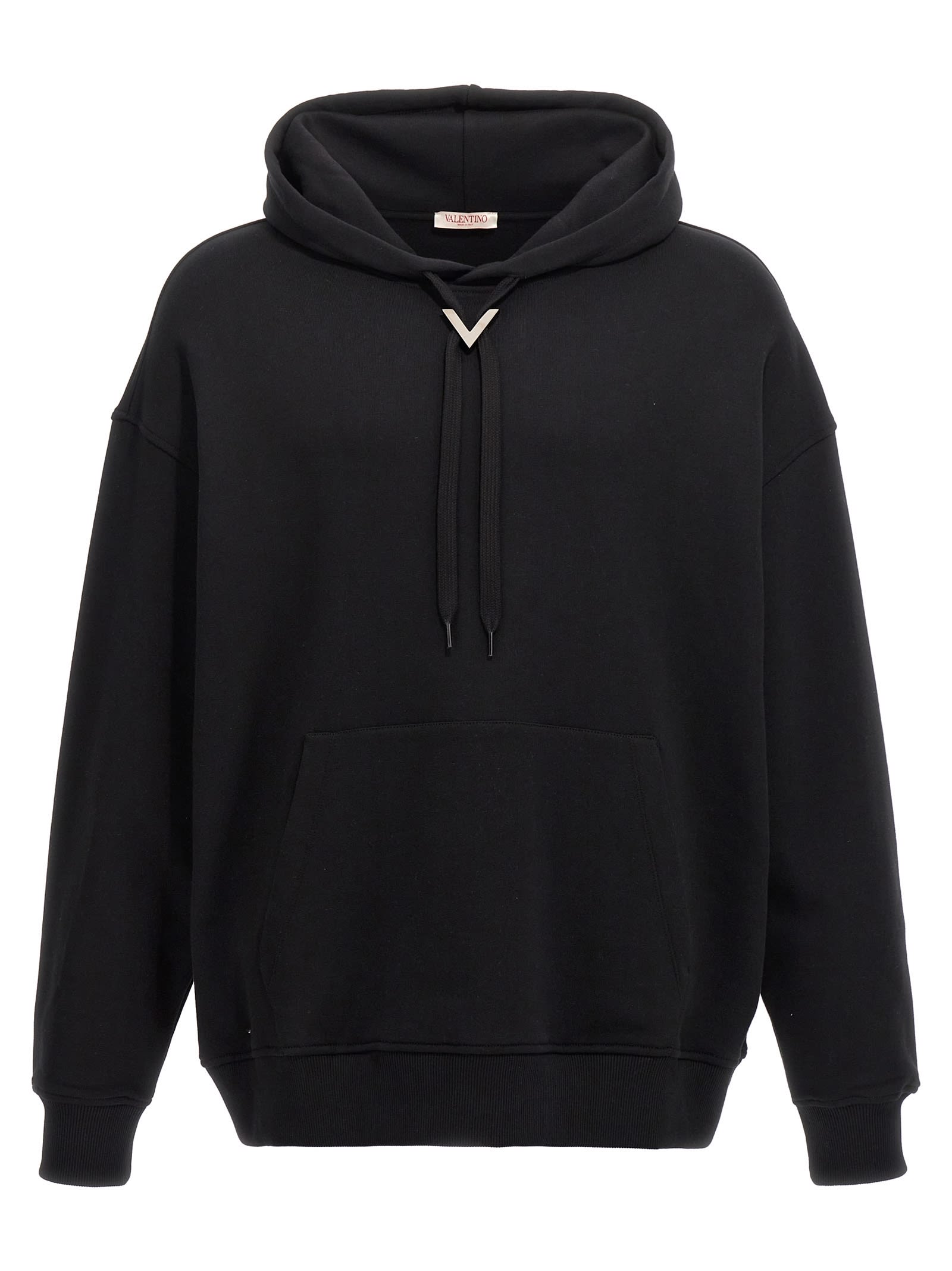 パーカー・フーディ VALENTINO FW24 Valentino 'V Detail' hoodie (5V3MF25RADJ 0NO) Valentino Garavani V Detail Hoodie | italist
