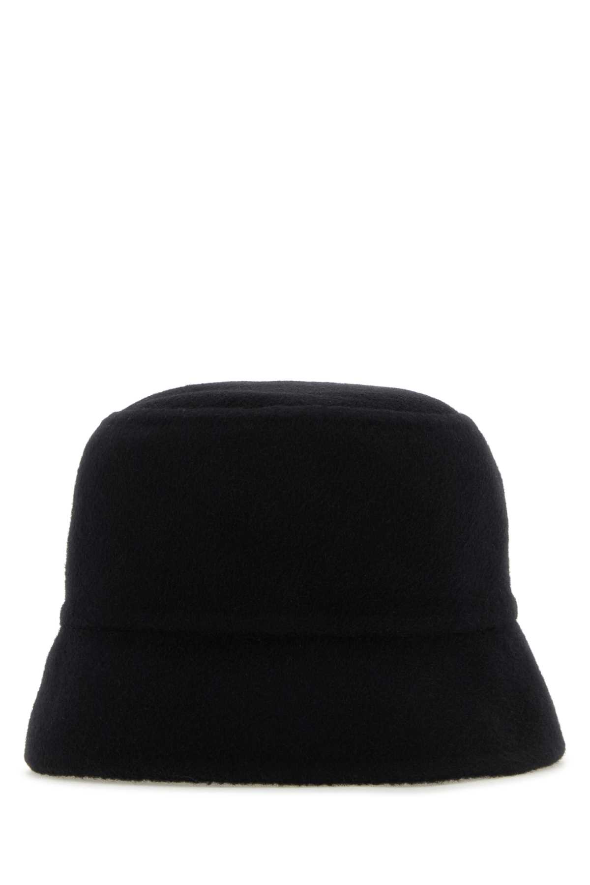 ハット PRADA MIDNIGHT BLUE CASHMERE BUCKET HAT Prada Midnight Blue Cashmere Bucket Hat | italist