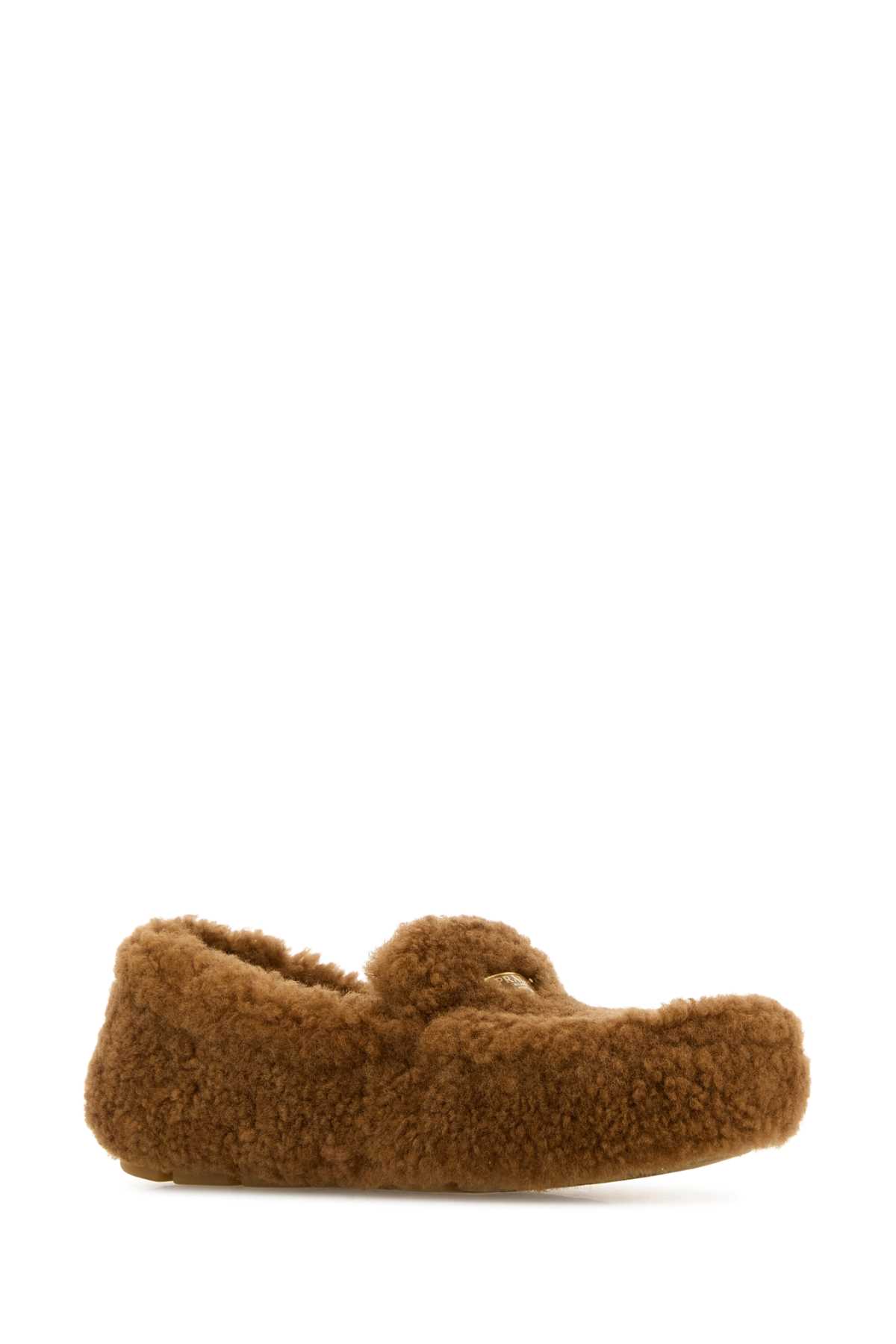 【送料&関税込】Prada Caramel Shearling Loafers Prada Caramel Shearling Loafers | italist