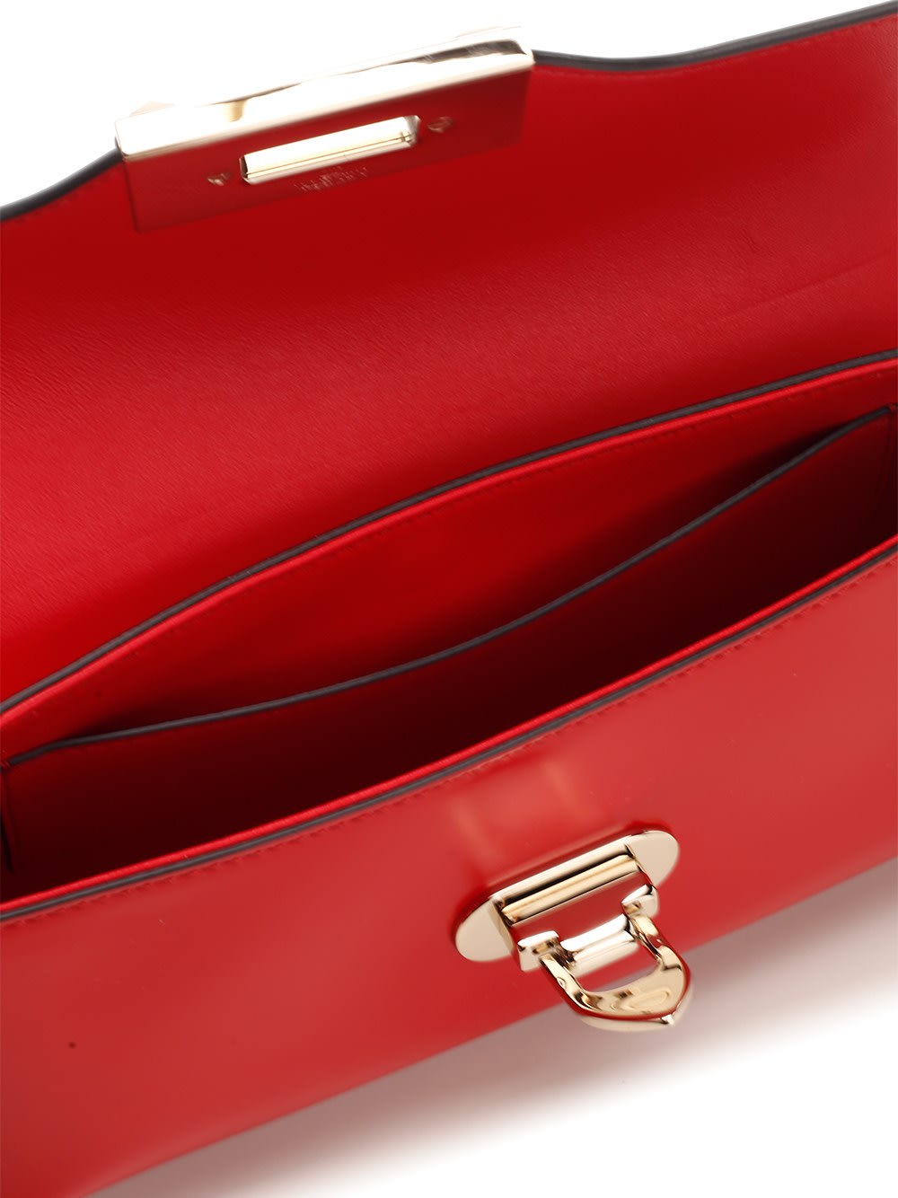 A Beautiful Red Rockstud Valentino Garavani Satchel - Lollipuff