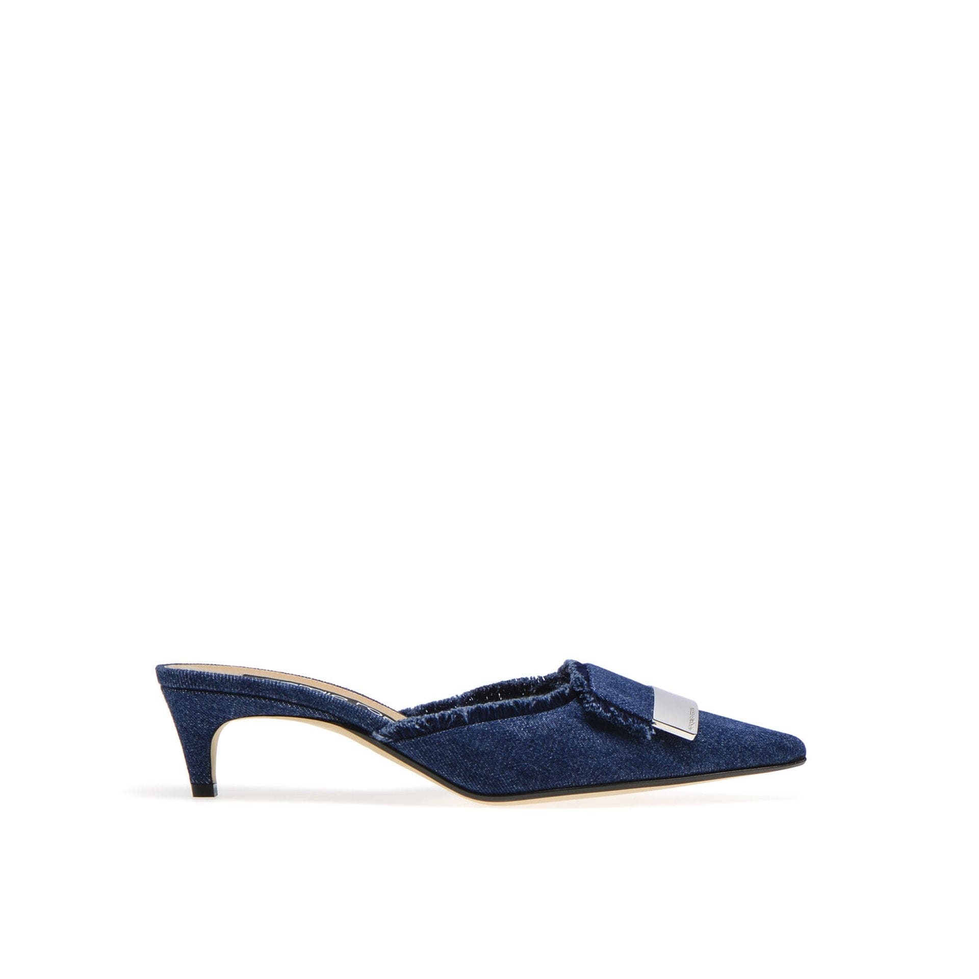 【送料&関税込】Sergio Rossi Denim Effect Mules Sergio Rossi Denim Effect Mules | italist
