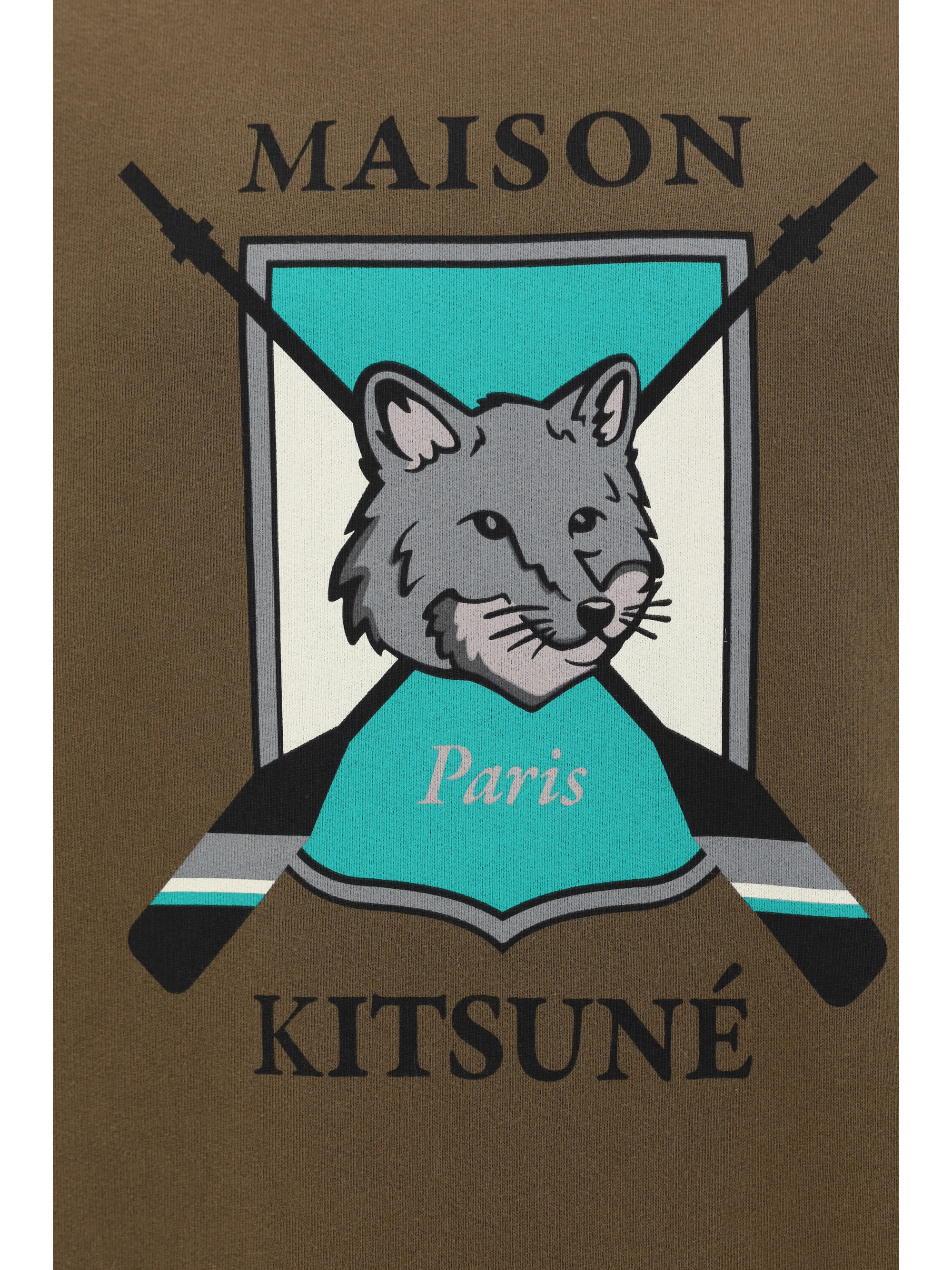 【送料&関税込】Maison KitsunAC College Fox Sweatshirt SPEEDY FOX PATCH COMFORT SWEATSHIRT | Maison Kitsuné
