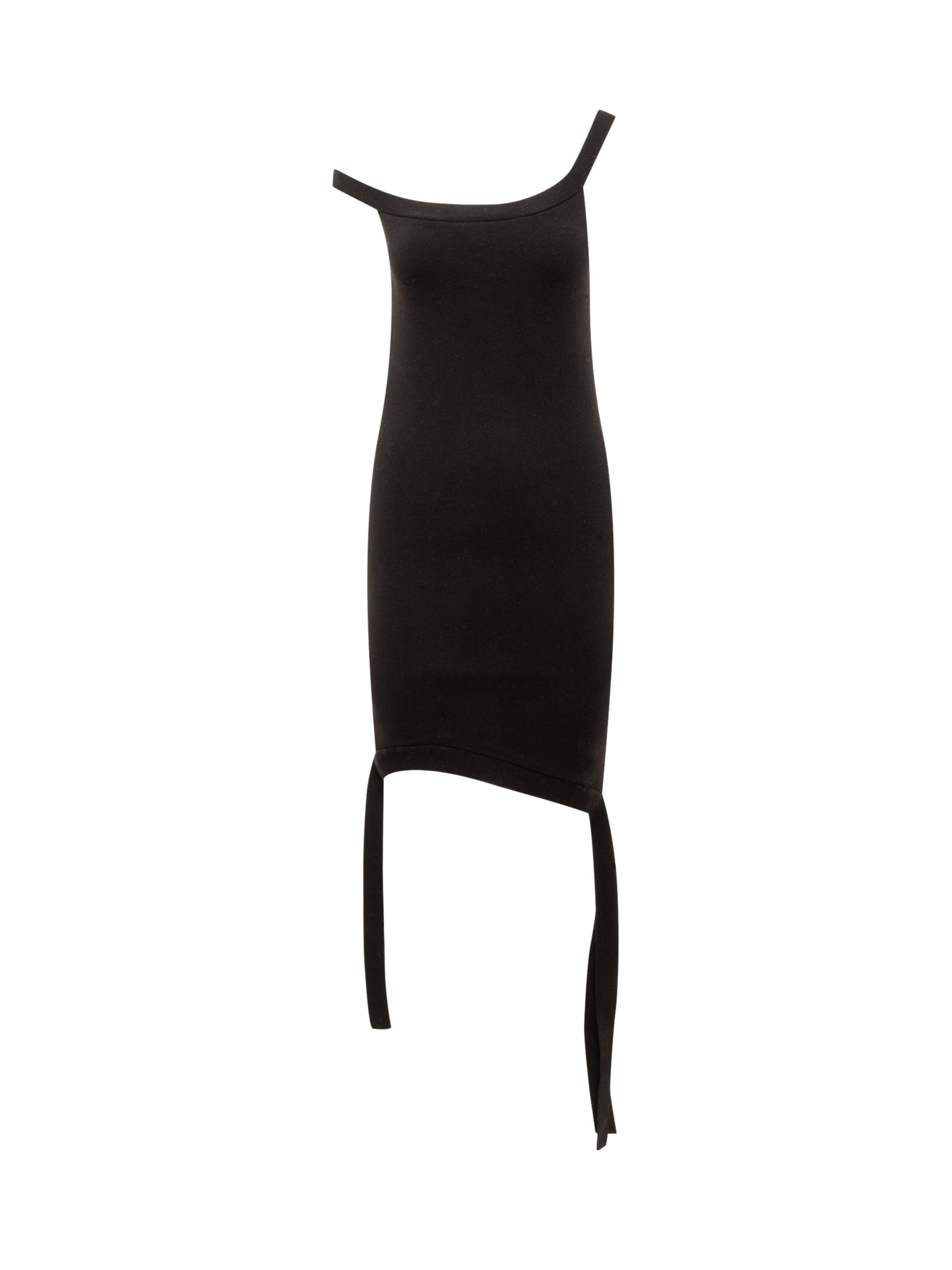 deconstructed asymmetrical dress