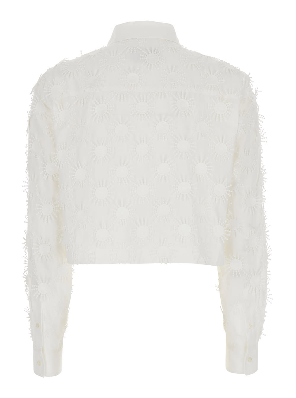 MSGM｜ (3841MDM84C 257140 01) MSGM: Polo shirt woman - White | MSGM t-shirt