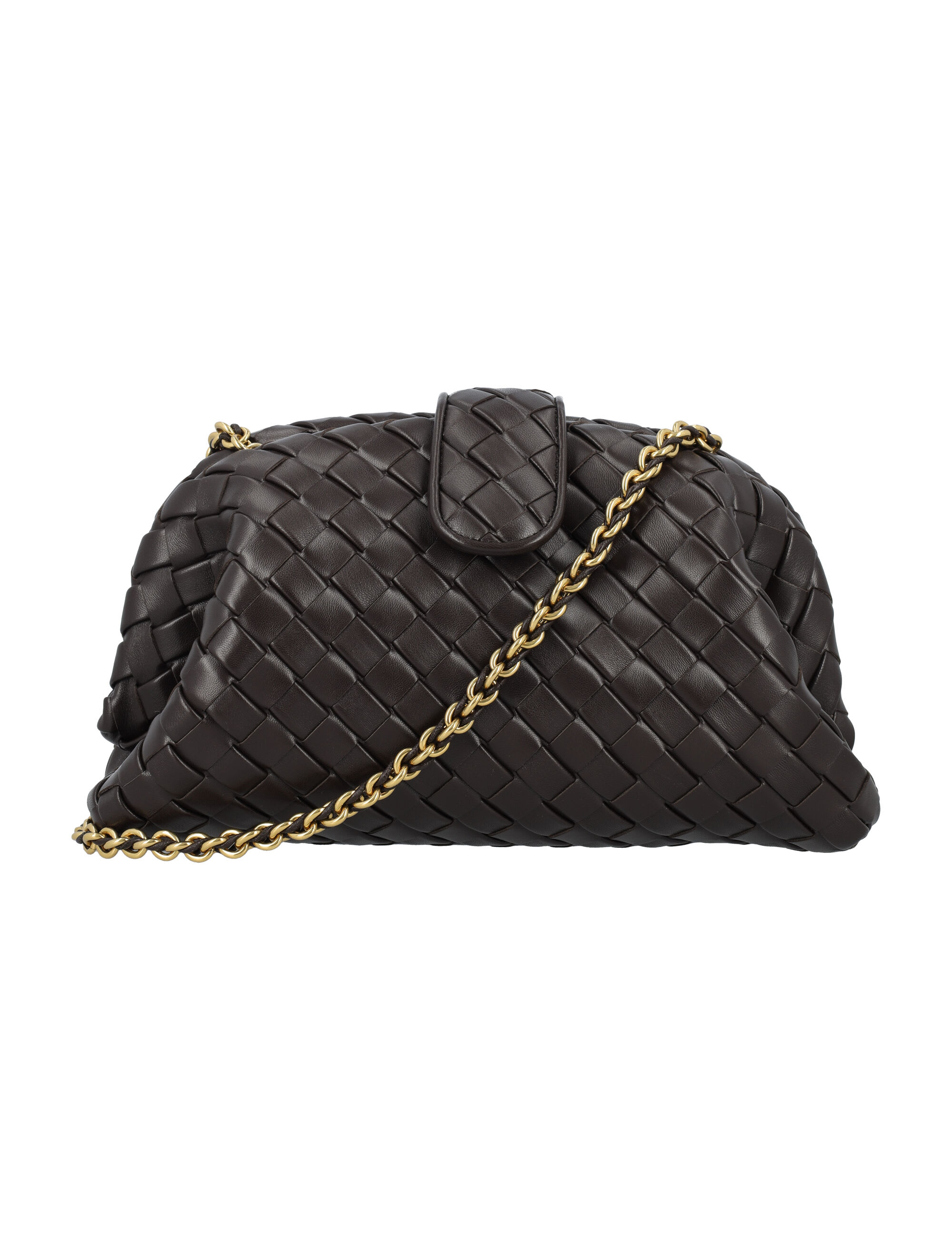 【関税込み】Bottega Veneta カーキ Teen Lauren 1980 クラッチ BOTTEGA VENETA Lauren 1980 Teen small intrecciato leather
