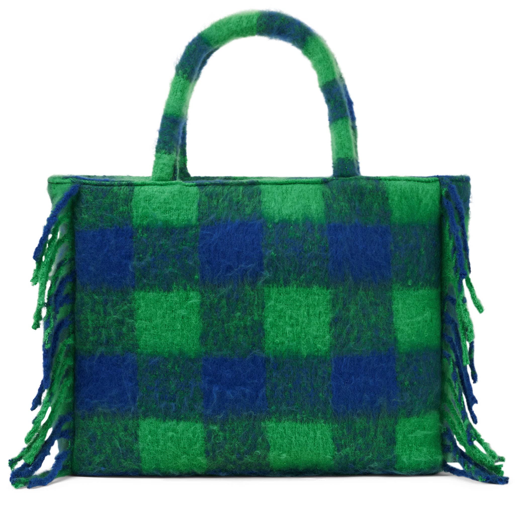 MC2 Saint Barth Vanity Blanket Shoulder Bag With Green And Blue