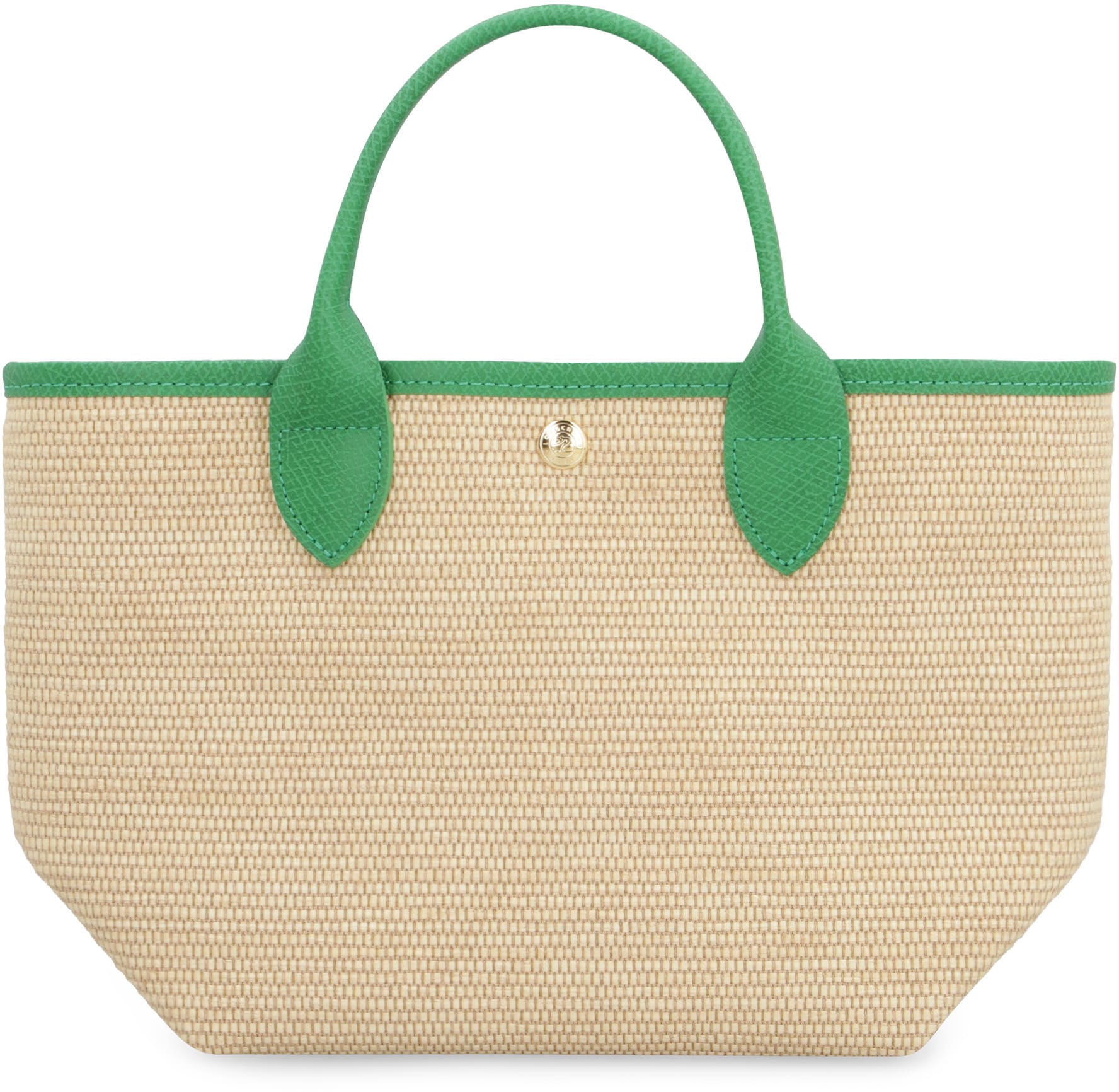 Longchamp Le Pliage Paille Medium Jute Top Handle Bag