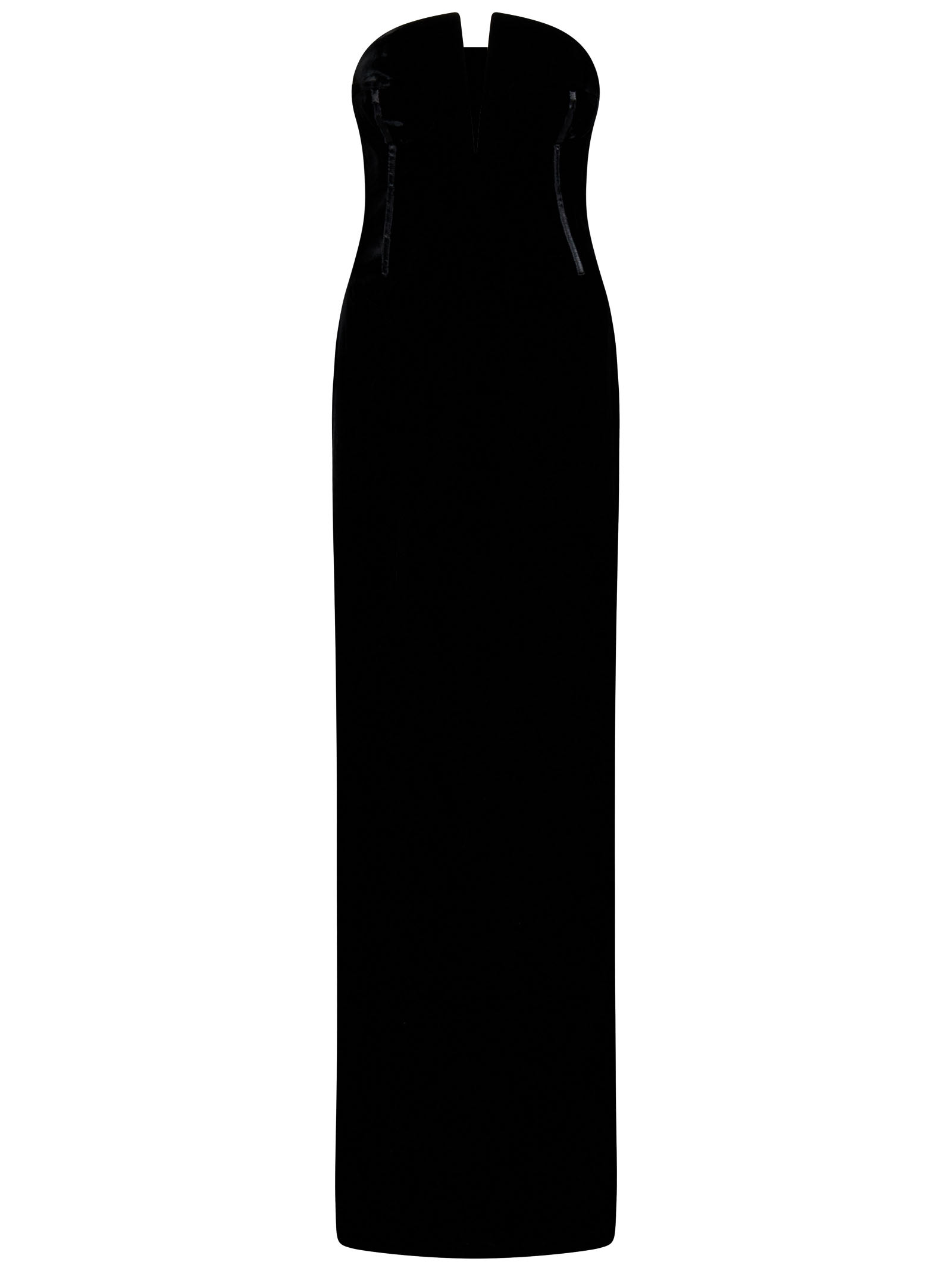 velvet evening dress