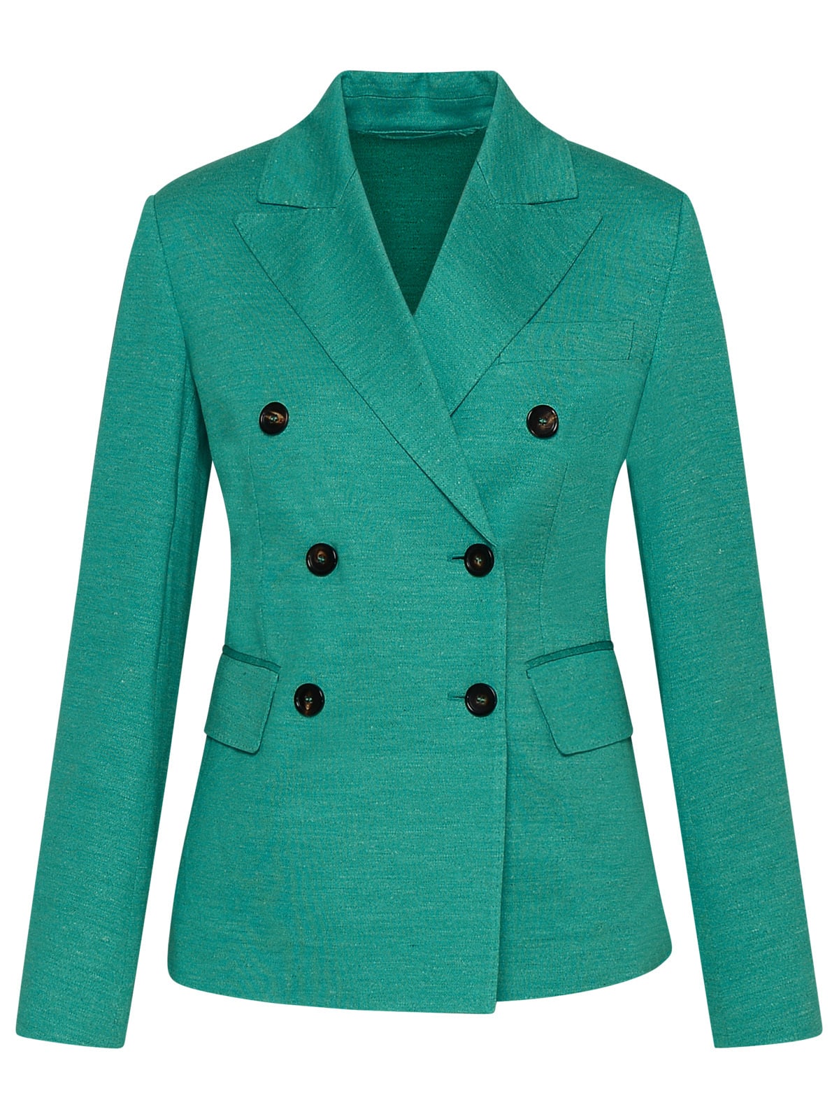 ジャケット MAX MARA 'Zirlo' blazer jacket Green Max Mara Cashmere Green Cotton Blend Zirlo Blazer Jacket