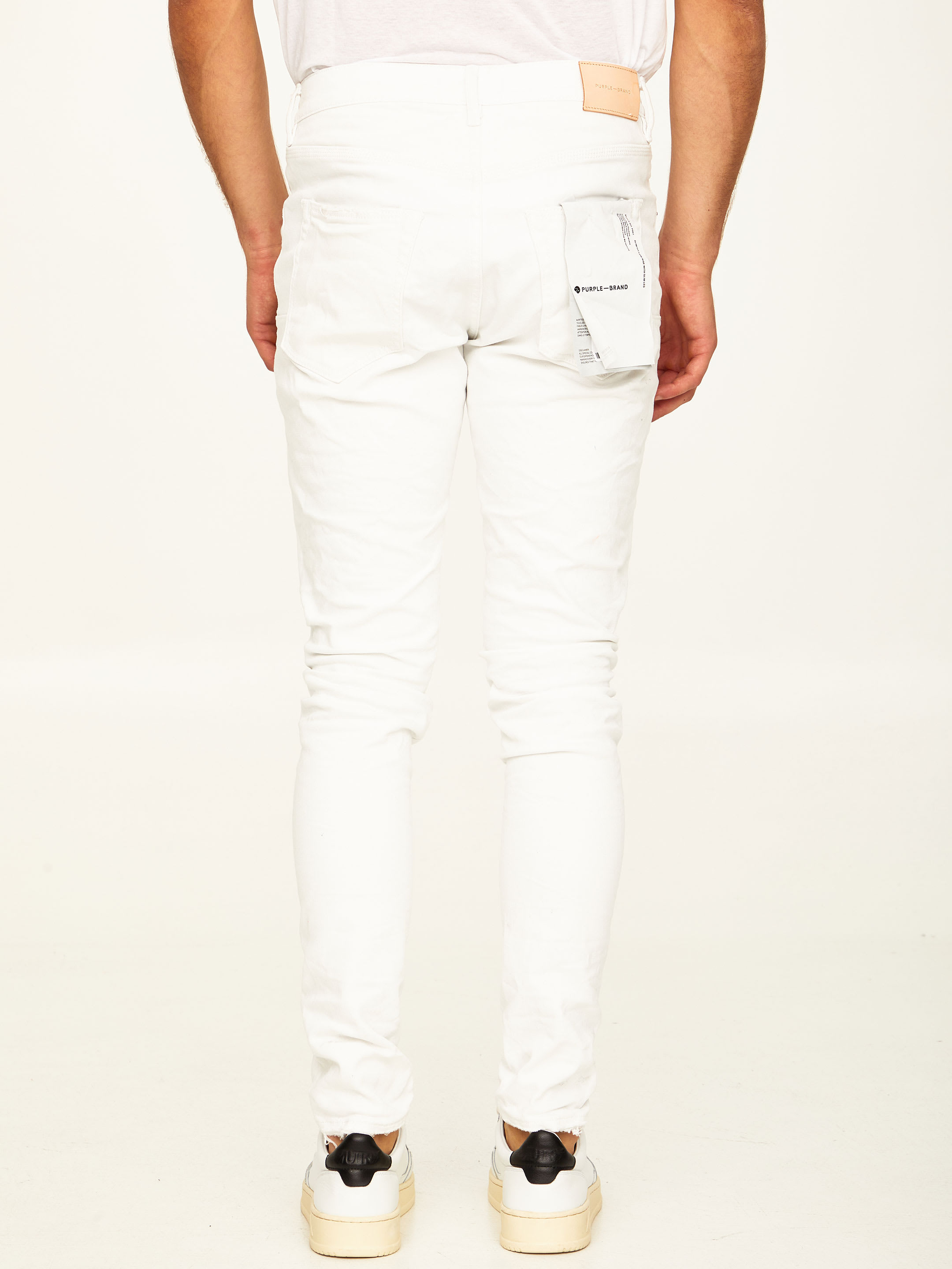 Purple Brand White Denim Jeans