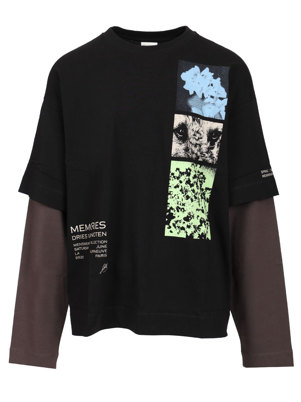 Tシャツ・カットソー Dries Van Noten Hemmings Printed Double Sleeve T-Shirt 楽天市場】ドリスヴァンノッテン（Tシャツ・カットソー