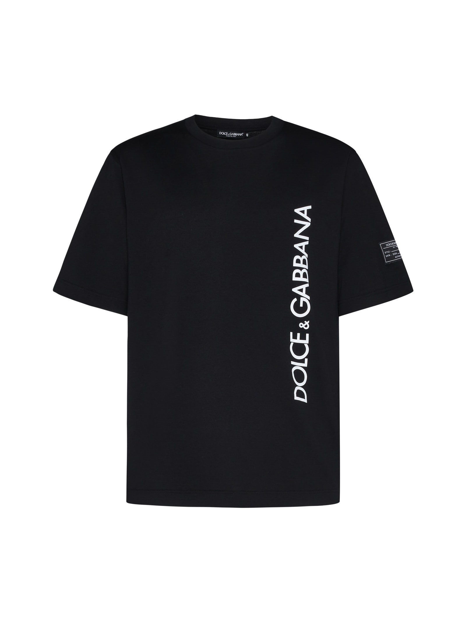 DOLCE & GABBANA ロコフリントインタロックTシャツ 【関税込】 Dolce & Gabbana Logo T-shirt | italist